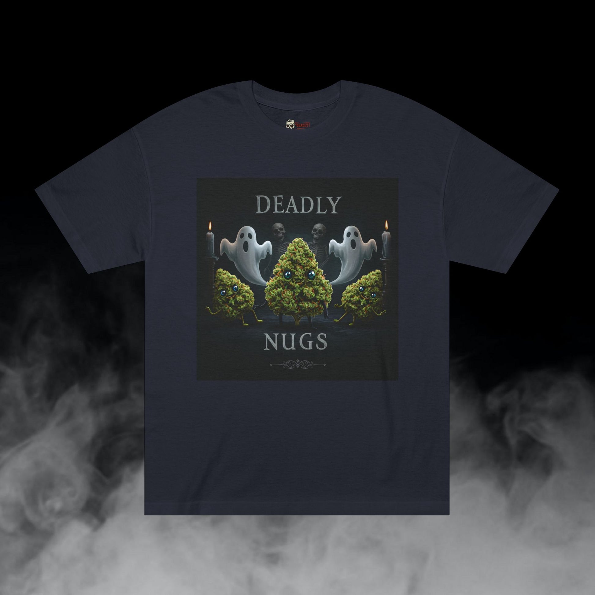 Deadly Nugs, Eerie Elegance T-Shirt, Premium, Unisex, Graphic T-Shirt, Black