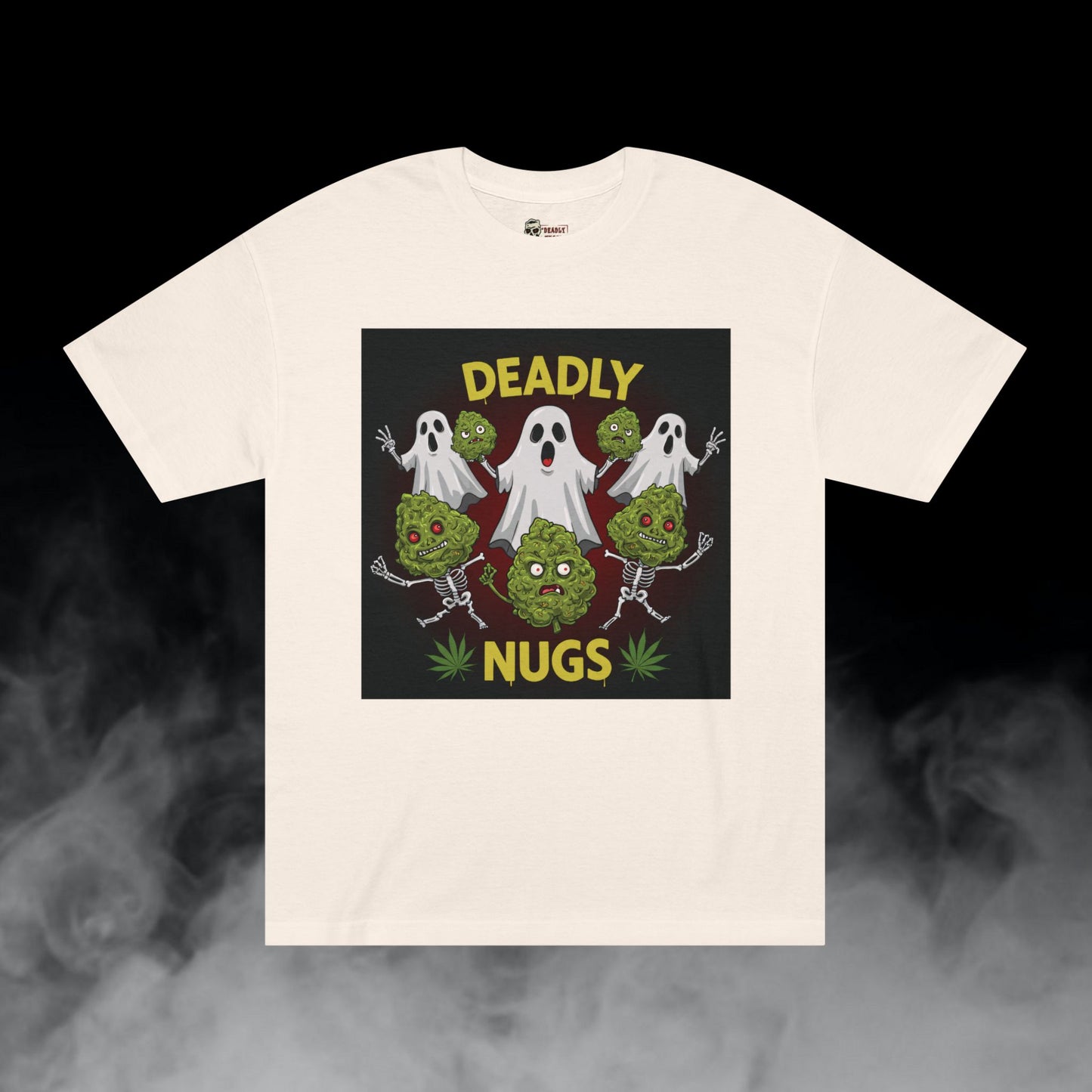 Deadly Nugs, Enchanted Buds T-Shirt, Premium, Unisex, Graphic T-Shirt, Cream