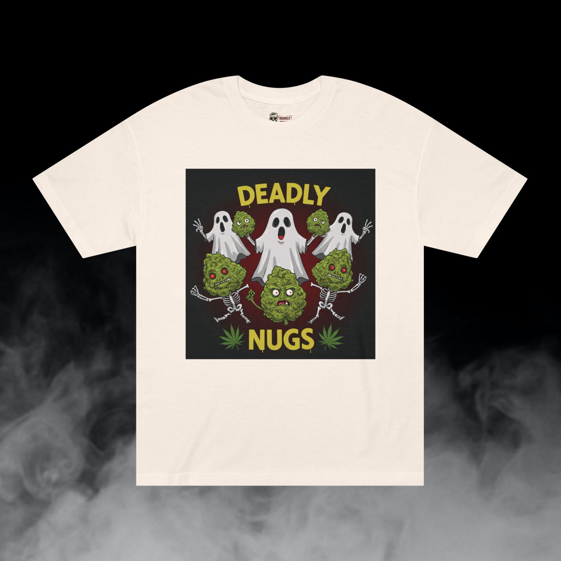 Deadly Nugs, Enchanted Buds T-Shirt, Premium, Unisex, Graphic T-Shirt, Cream