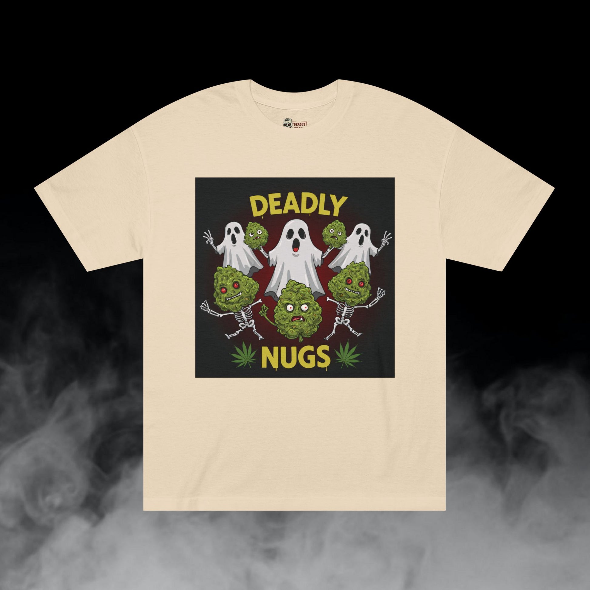 Deadly Nugs, Enchanted Buds T-Shirt, Premium, Unisex, Graphic T-Shirt, Sand
