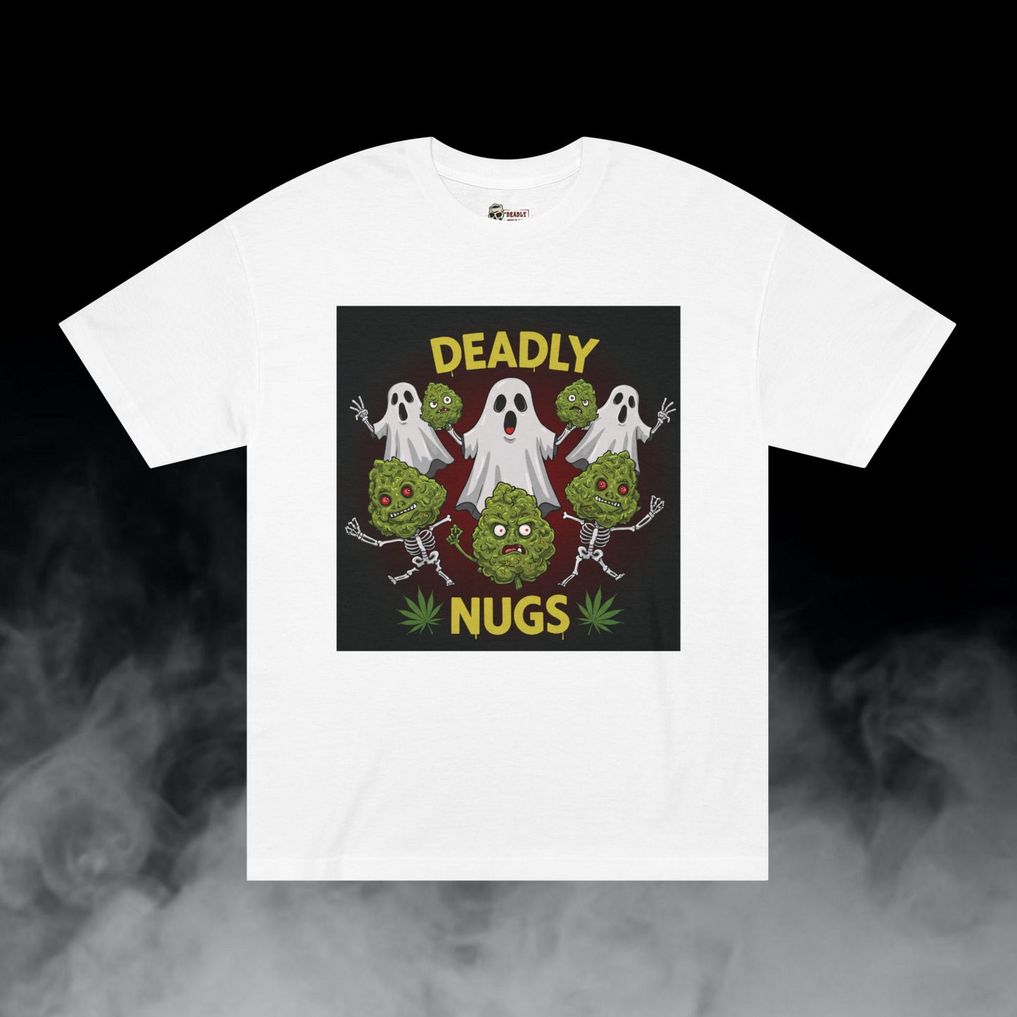 Deadly Nugs, Enchanted Buds T-Shirt, Premium, Unisex, Graphic T-Shirt, White