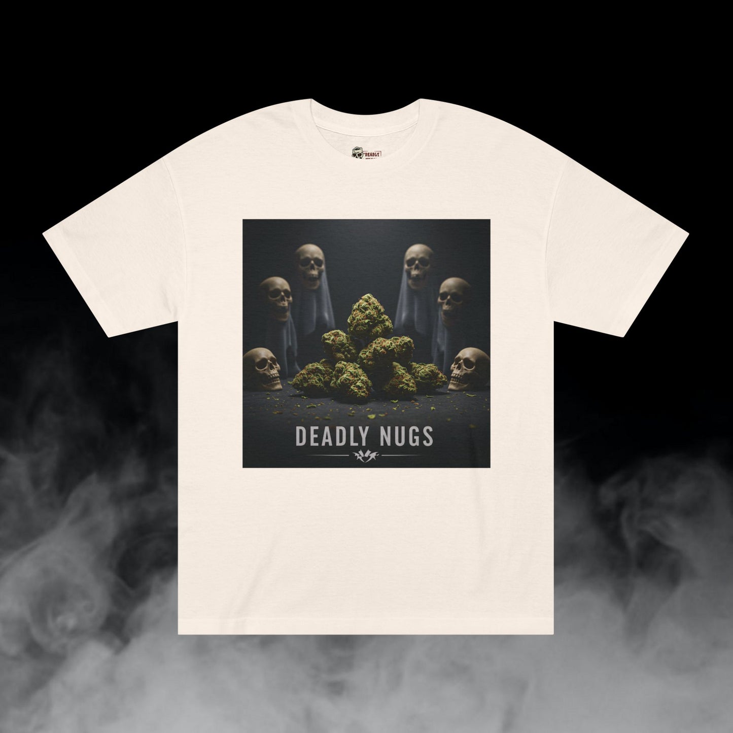 Deadly Nugs, Eternal Herb T-Shirt, Premium, Unisex, Graphic T-Shirt, Cream