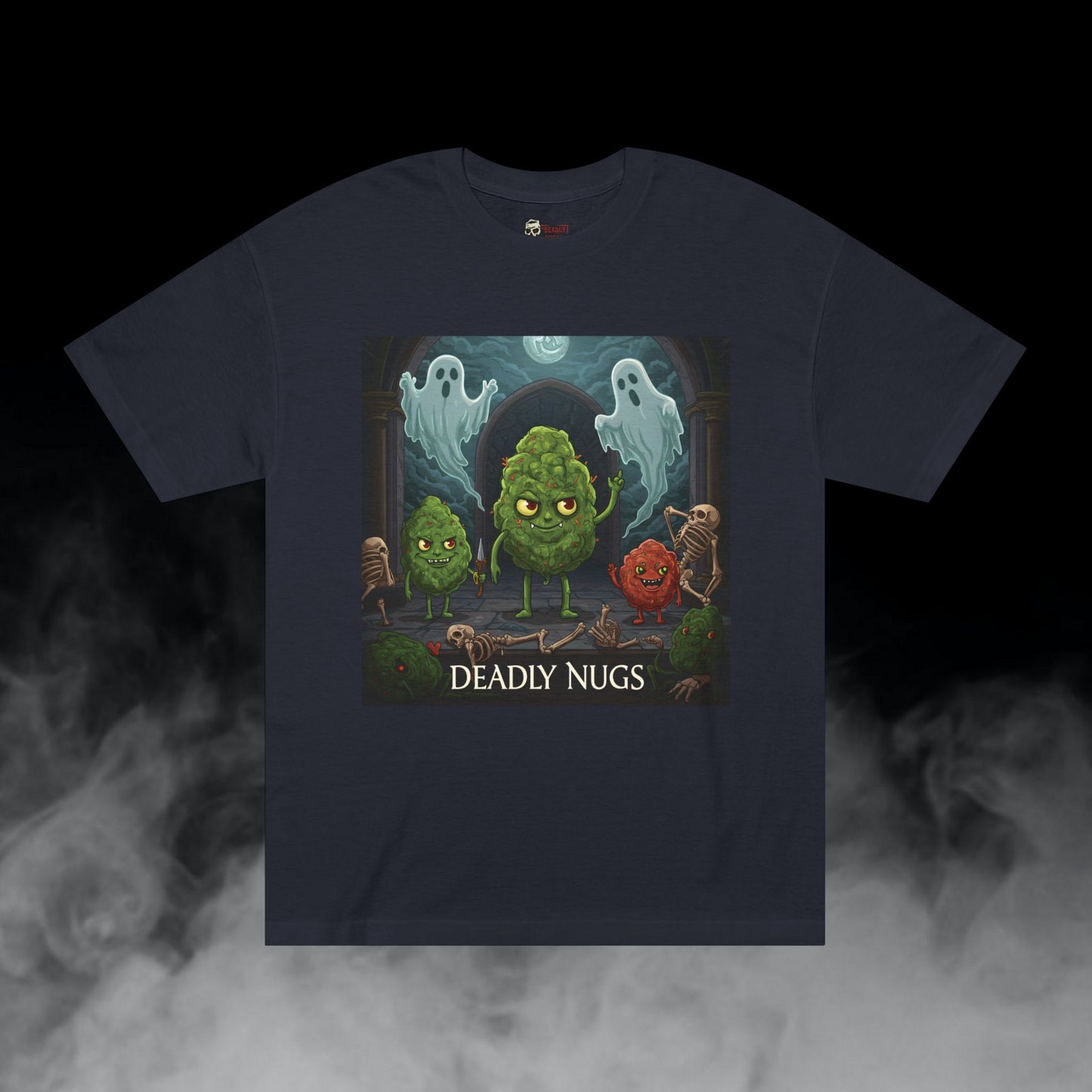 Deadly Nugs, Face Your Fear T-Shirt, Premium, Unisex, Graphic T-Shirt, Black