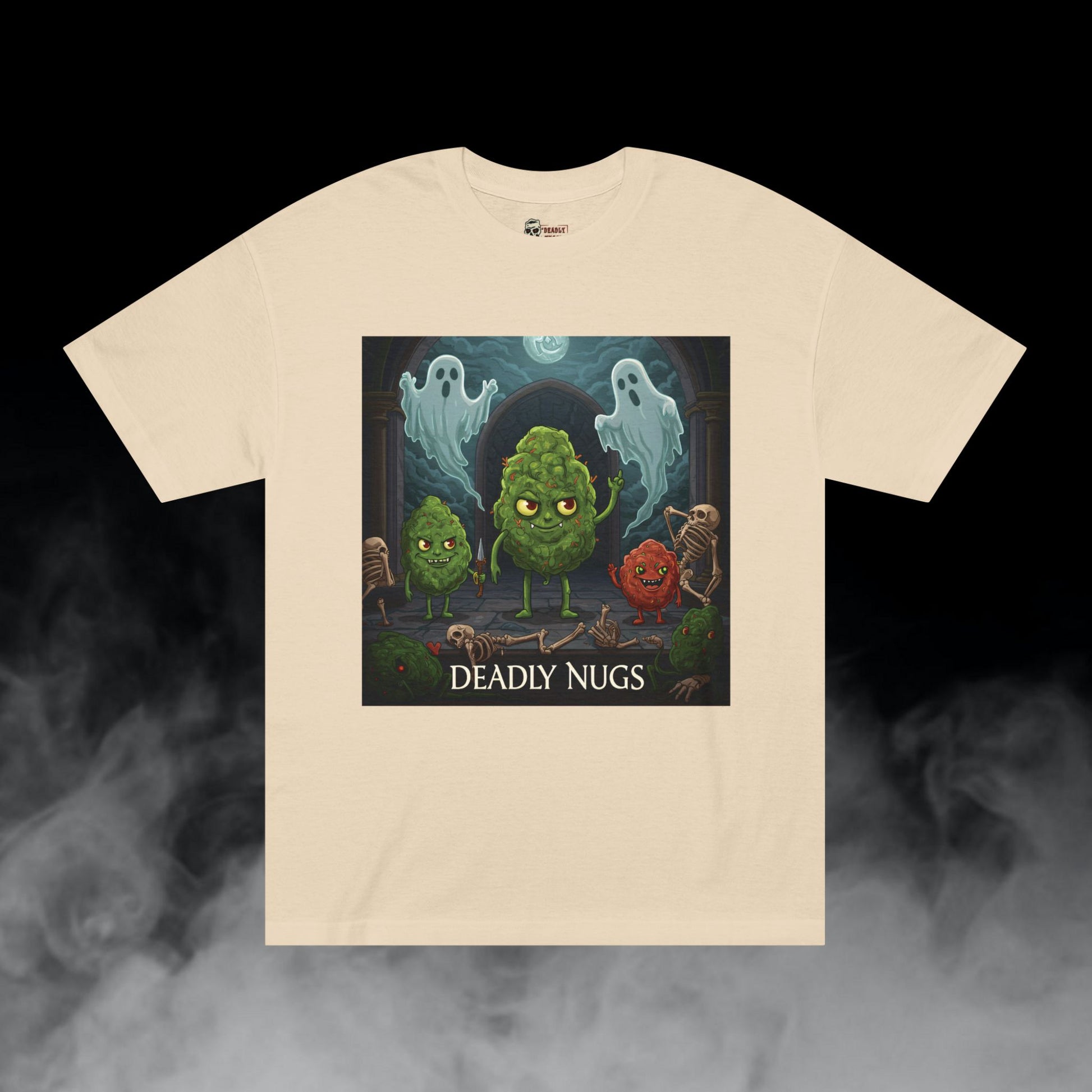 Deadly Nugs, Face Your Fear T-Shirt, Premium, Unisex, Graphic T-Shirt, Sand