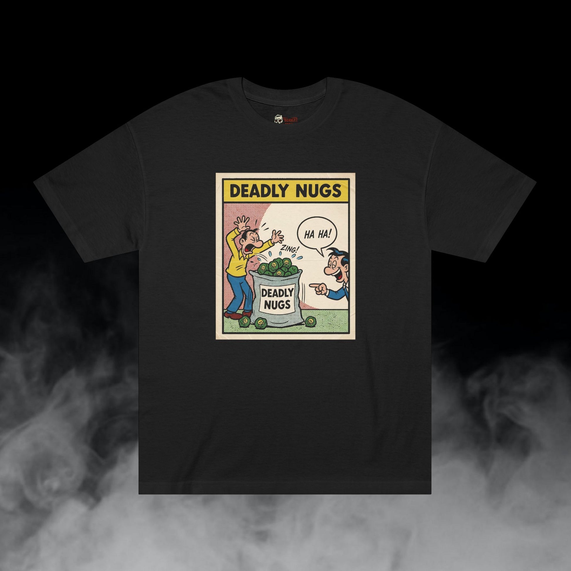 Deadly Nugs, Fat Sack T-Shirt, Premium, Unisex, Graphic T-Shirt, Black