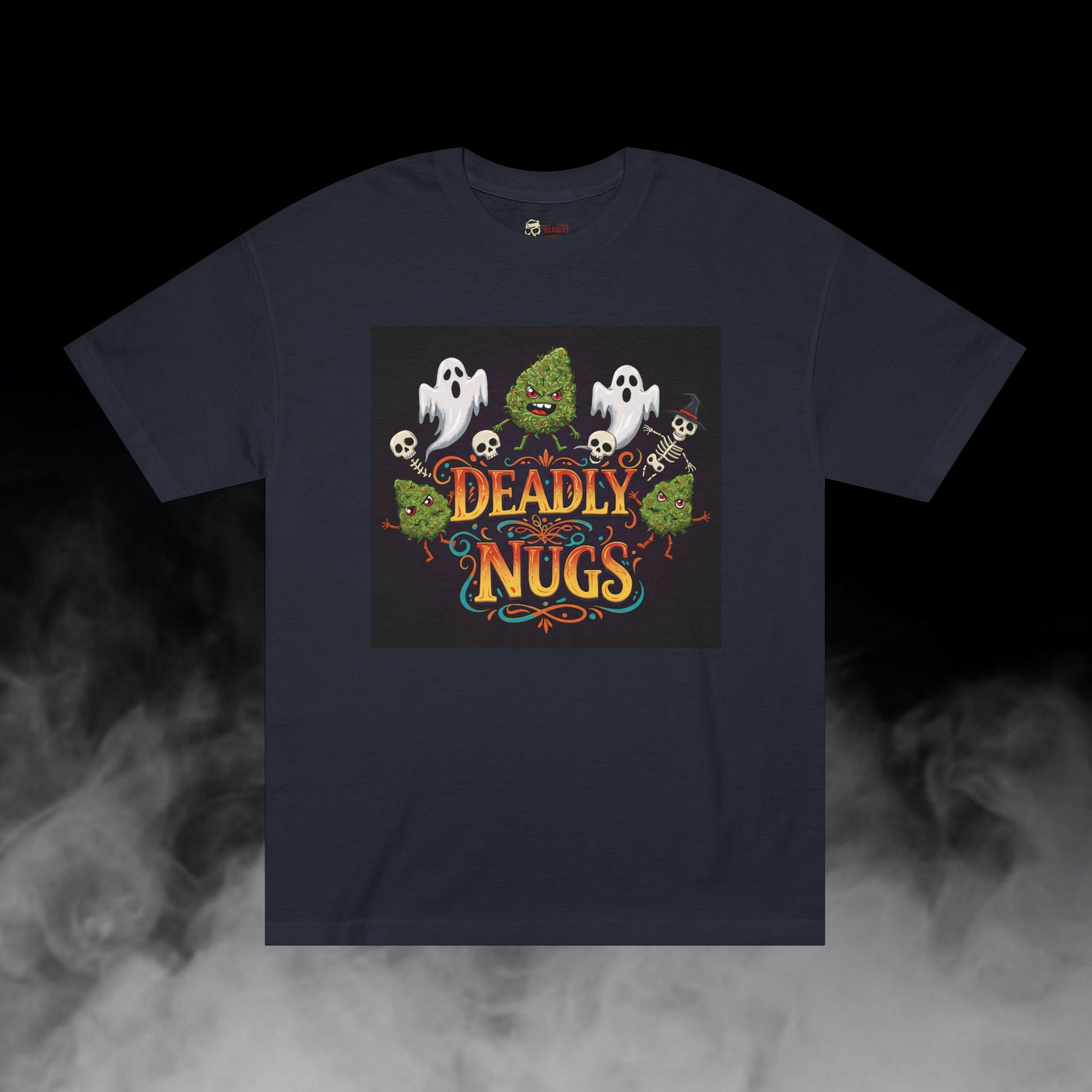 Deadly Nugs, Festive Buds T-Shirt, Premium, Unisex, Graphic T-Shirt, Black