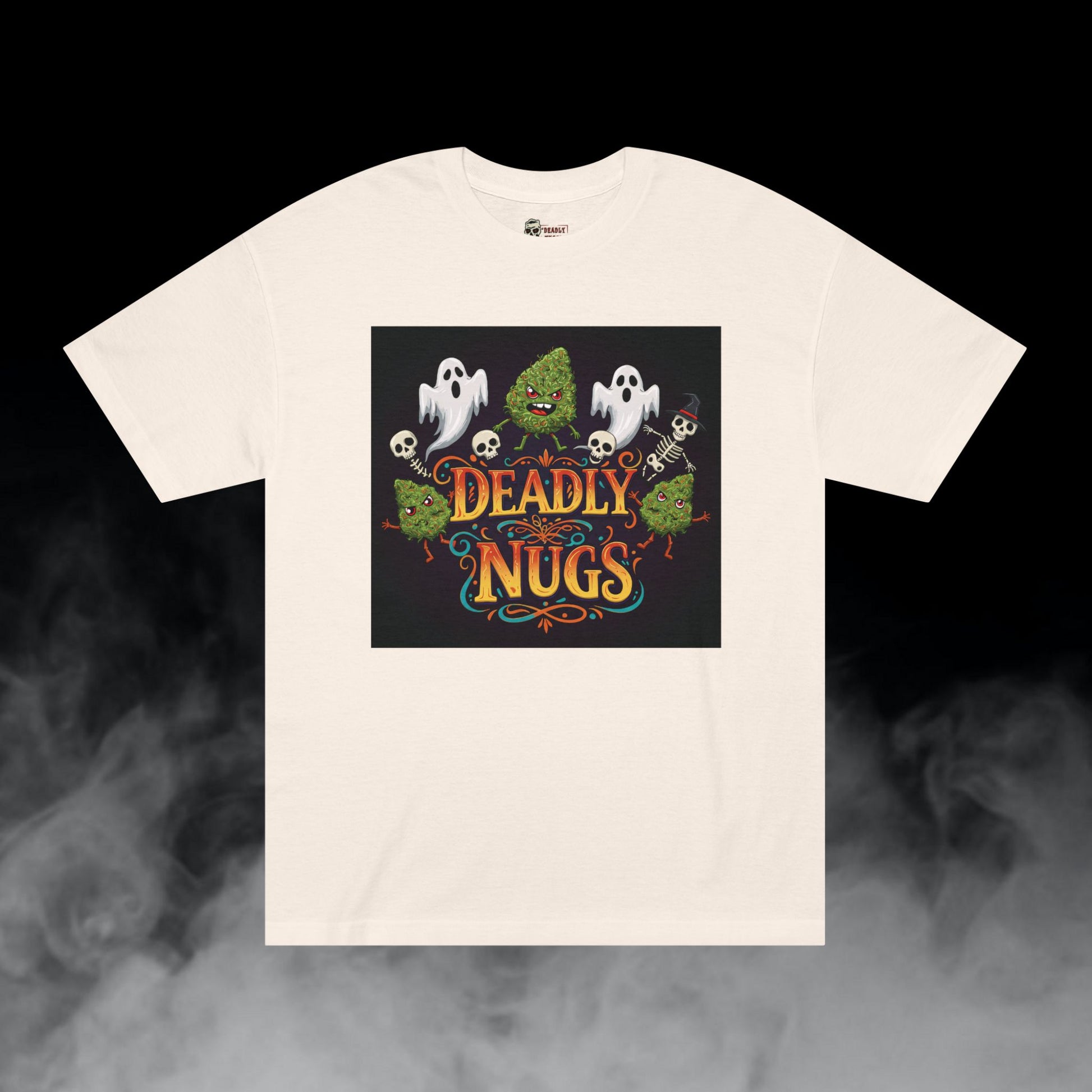 Deadly Nugs, Festive Buds T-Shirt, Premium, Unisex, Graphic T-Shirt, Cream