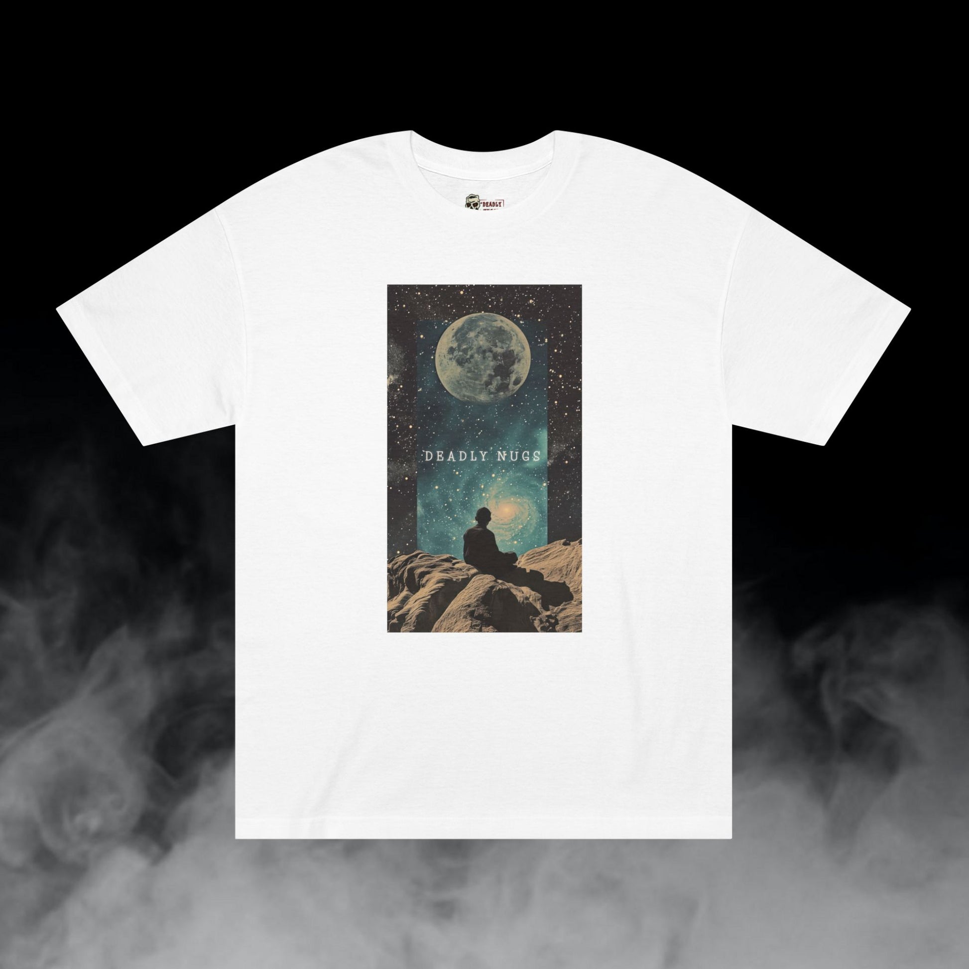 Deadly Nugs, Find My Space T-Shirt, Premium, Unisex, Graphic T-Shirt, White