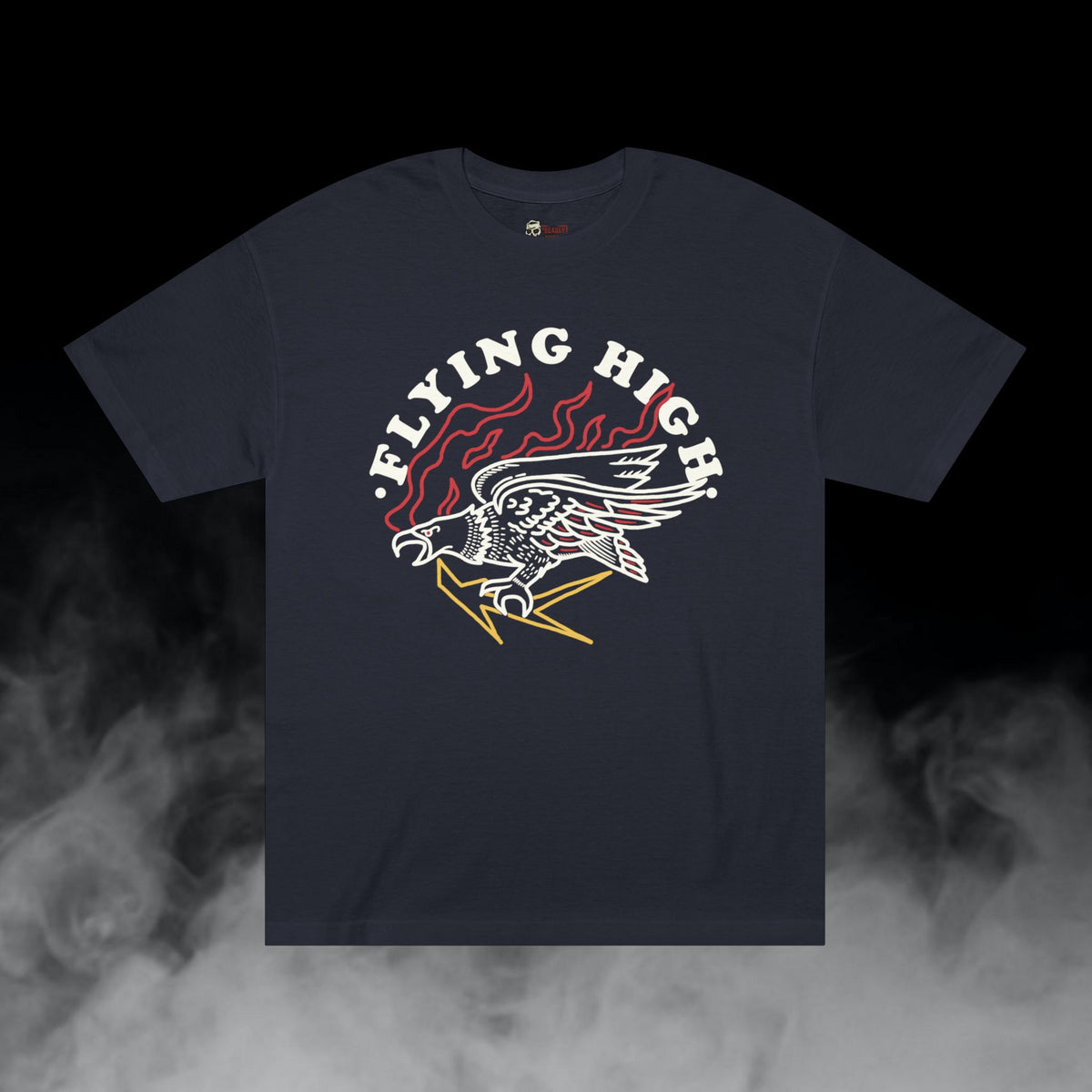 Deadly Nugs, Flying High Sky T-Shirt, Premium, Unisex, Graphic T-Shirt, Black