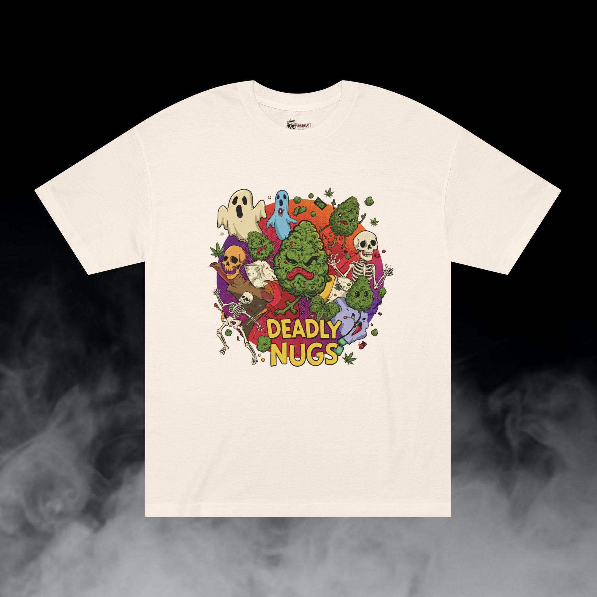 Deadly Nugs, Gas Boss T-Shirt, Premium, Unisex, Graphic T-Shirt, Cream