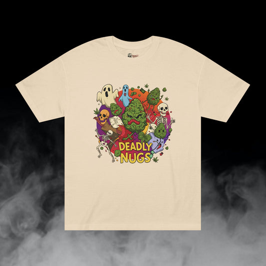 Deadly Nugs, Gas Boss T-Shirt, Premium, Unisex, Graphic T-Shirt, Sand