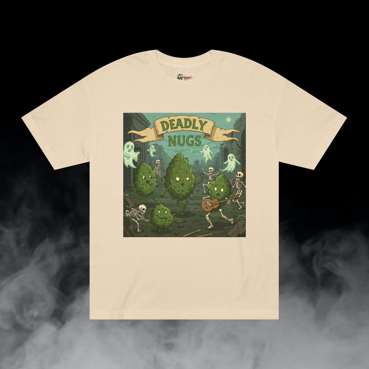 Deadly Nugs, Ghost town Boogie T-Shirt, Premium, Unisex, Graphic T-Shirt, Sand