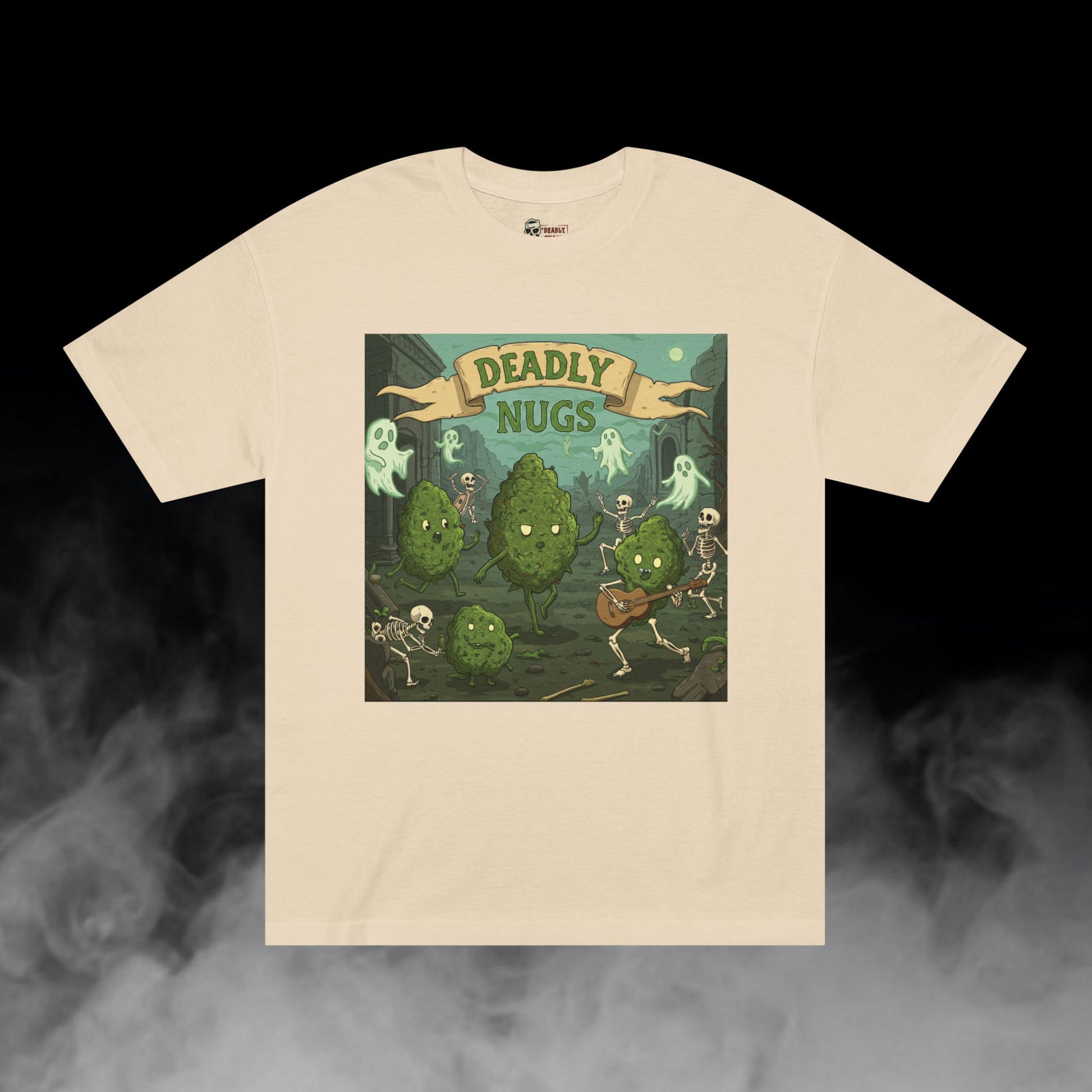 Deadly Nugs, Ghost town Boogie T-Shirt, Premium, Unisex, Graphic T-Shirt, Sand