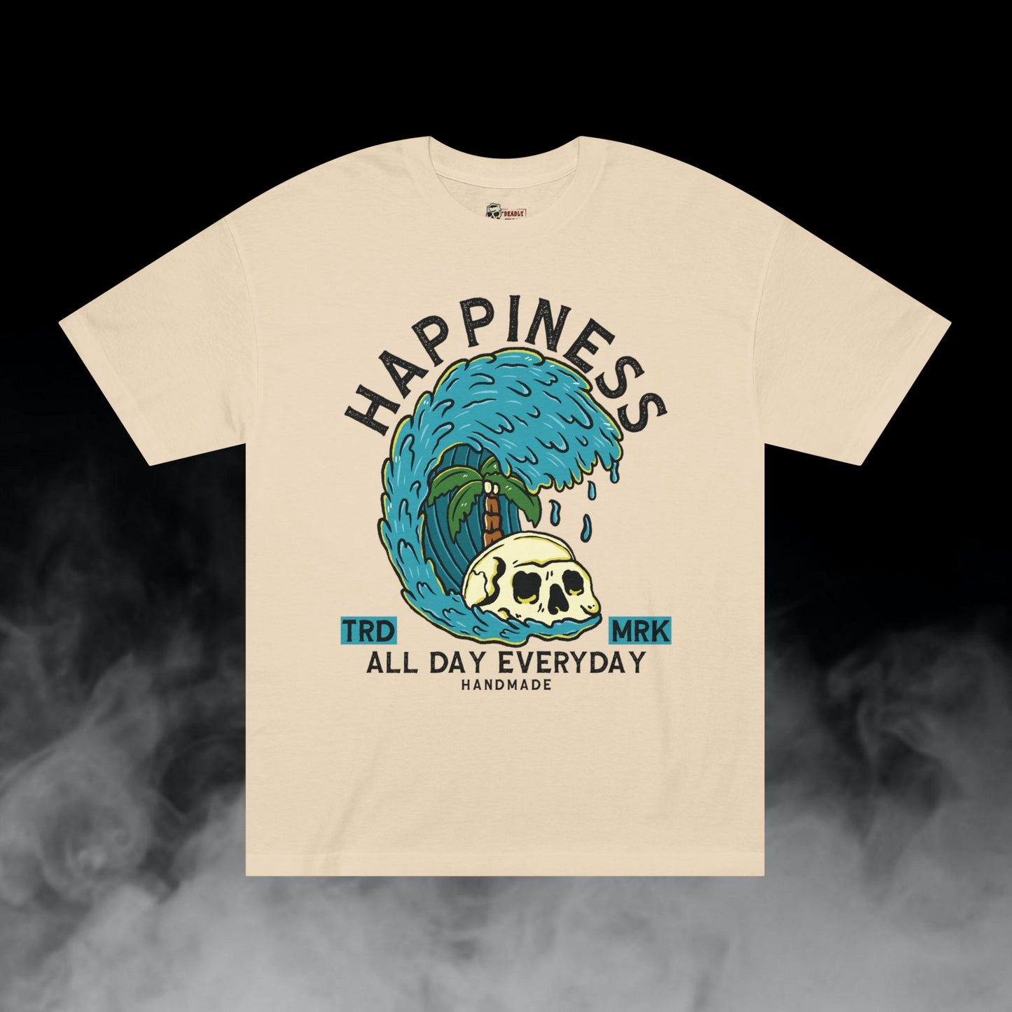 Deadly Nugs, Happiness T-Shirt, Premium, Unisex, Graphic T-Shirt, Sand