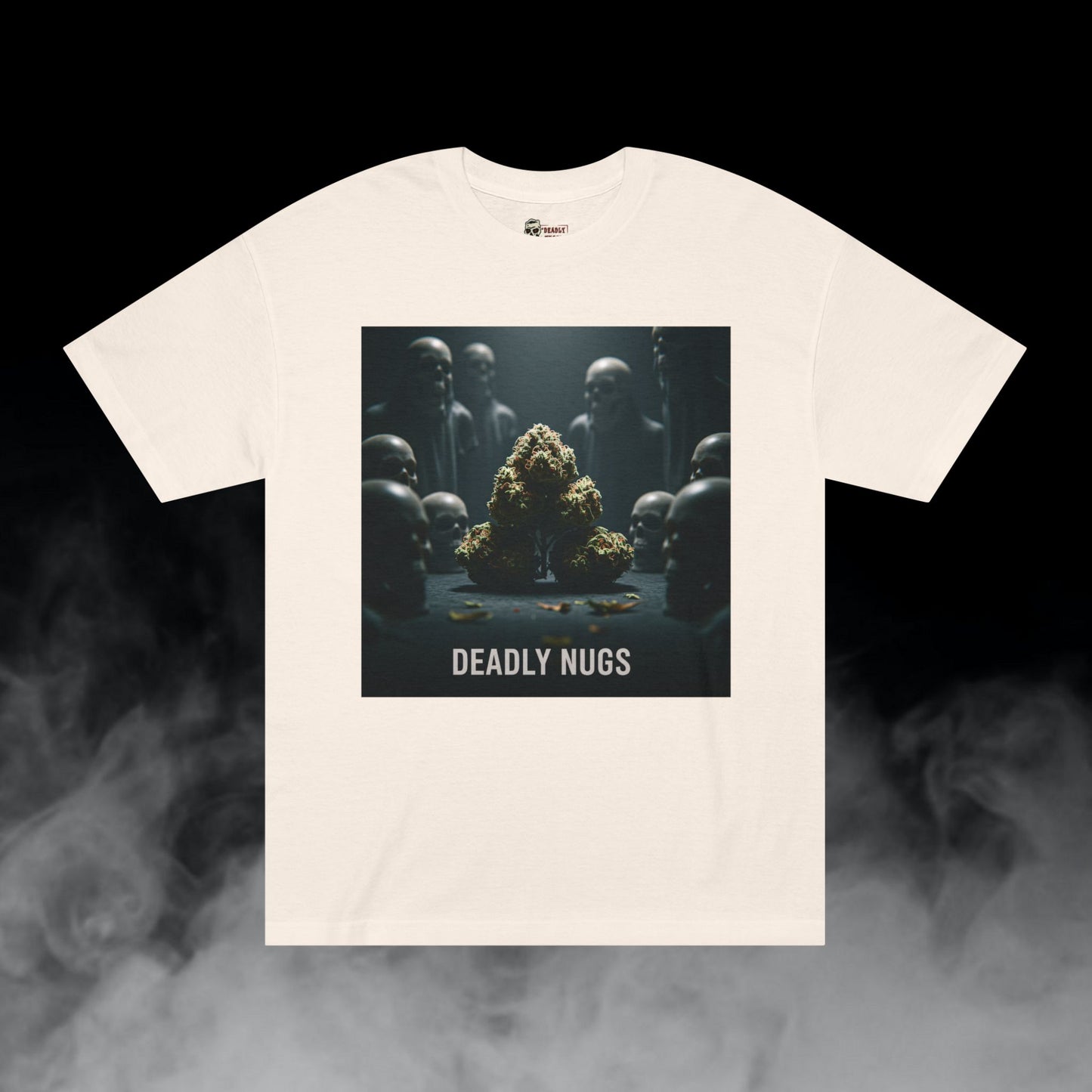 Deadly Nugs, Heady T-Shirt, Premium, Unisex, Graphic T-Shirt, Cream