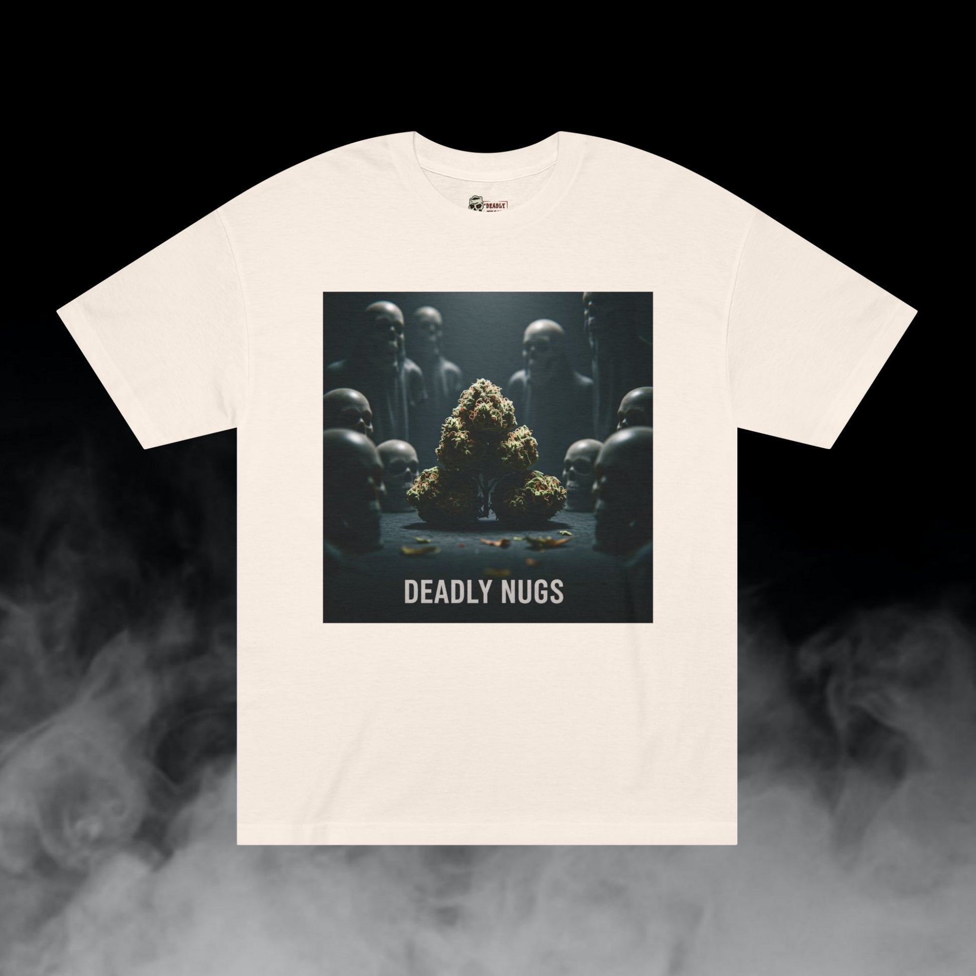 Deadly Nugs, Heady T-Shirt, Premium, Unisex, Graphic T-Shirt, Cream