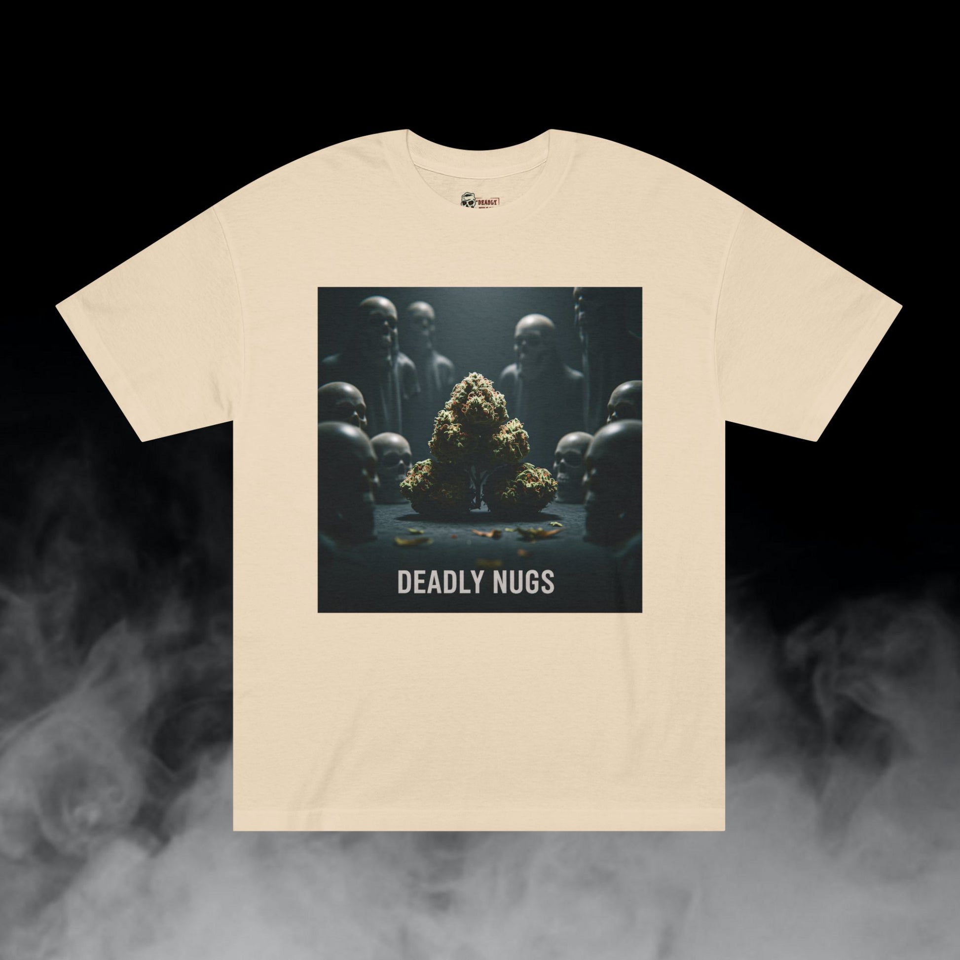 Deadly Nugs, Heady T-Shirt, Premium, Unisex, Graphic T-Shirt, Sand