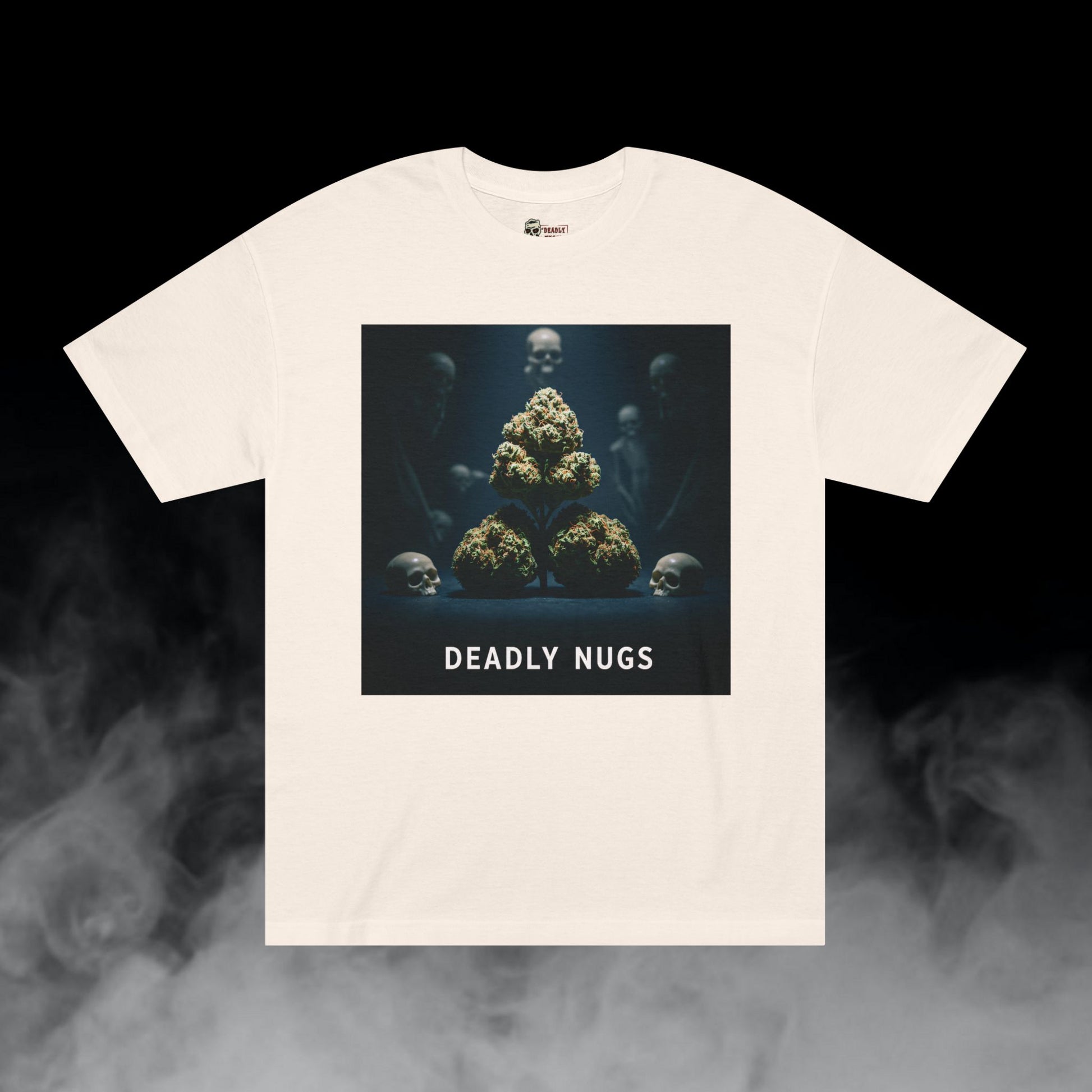 Deadly Nugs, Hella-Focused T-Shirt, Premium, Unisex, Graphic T-Shirt, Cream