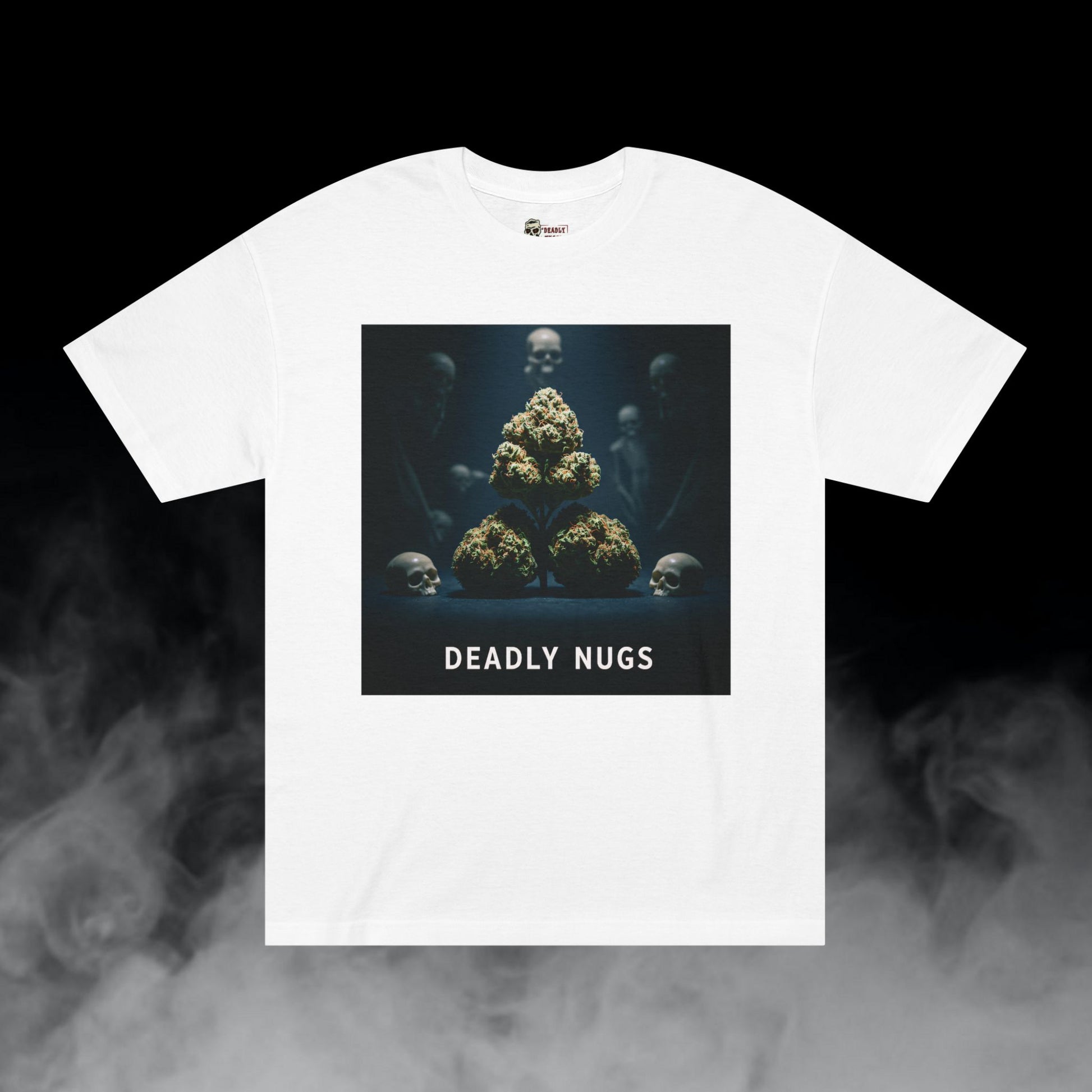 Deadly Nugs, Hella-Focused T-Shirt, Premium, Unisex, Graphic T-Shirt, White