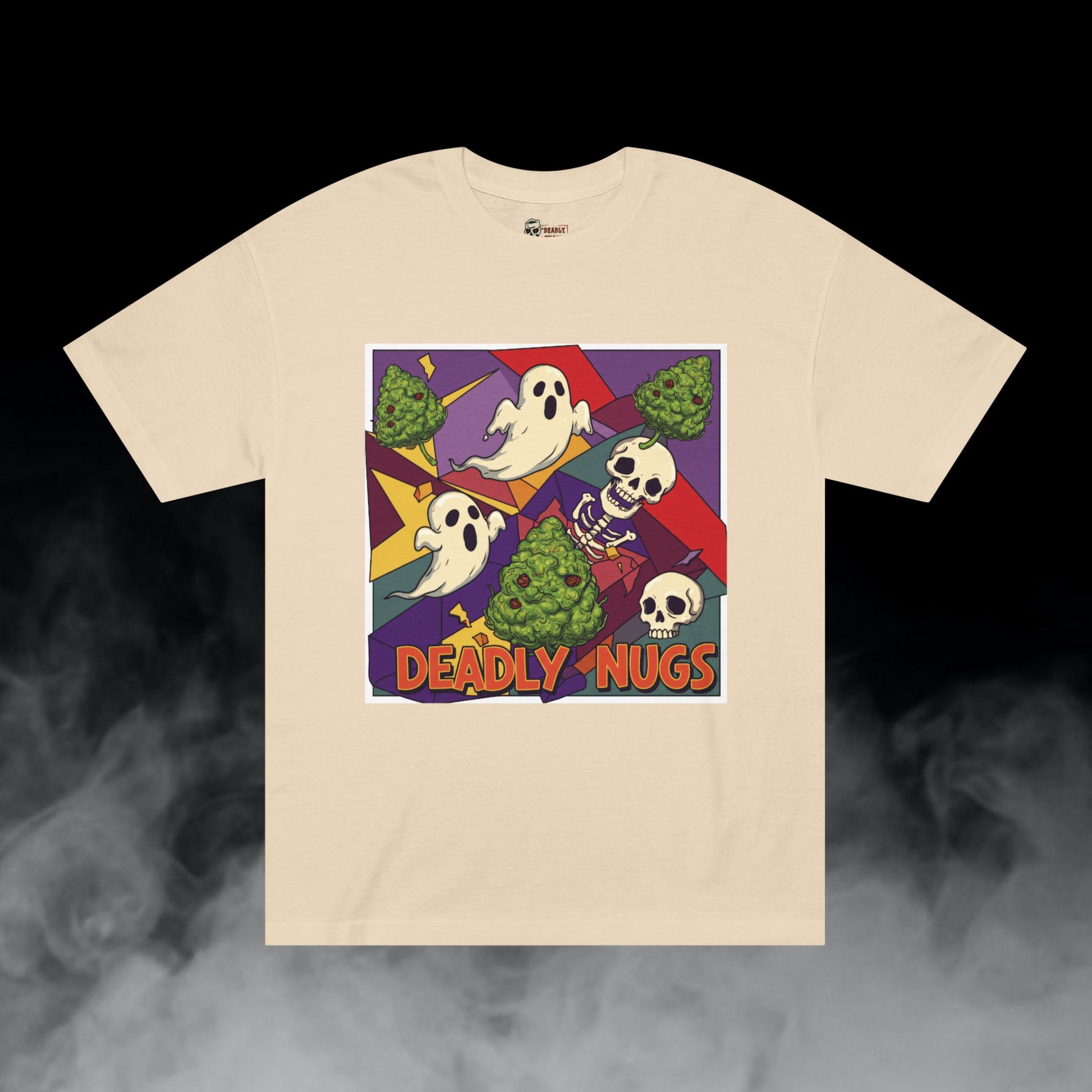 Deadly Nugs, Herb Out T-Shirt, Premium, Unisex, Graphic T-Shirt, Sand