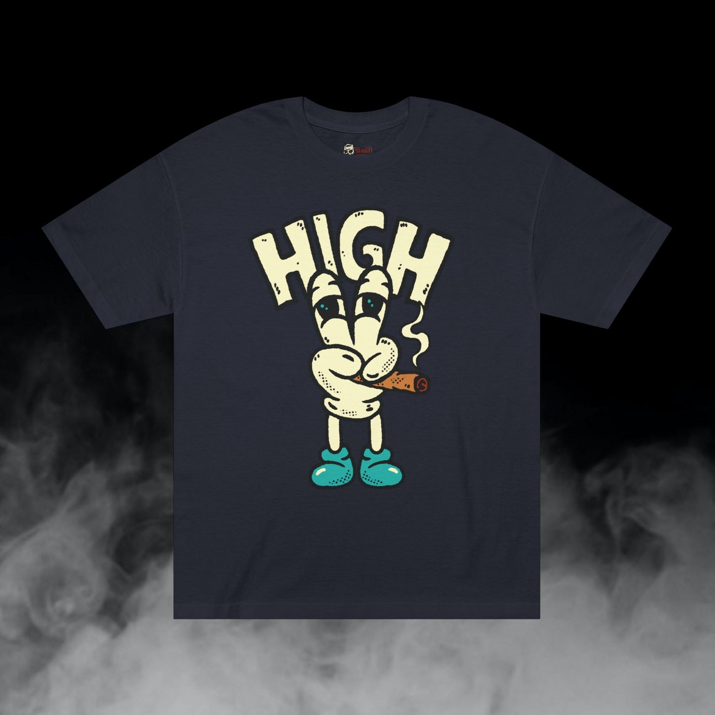 Deadly Nugs, High T-Shirt, Premium, Unisex, Graphic T-Shirt, Black