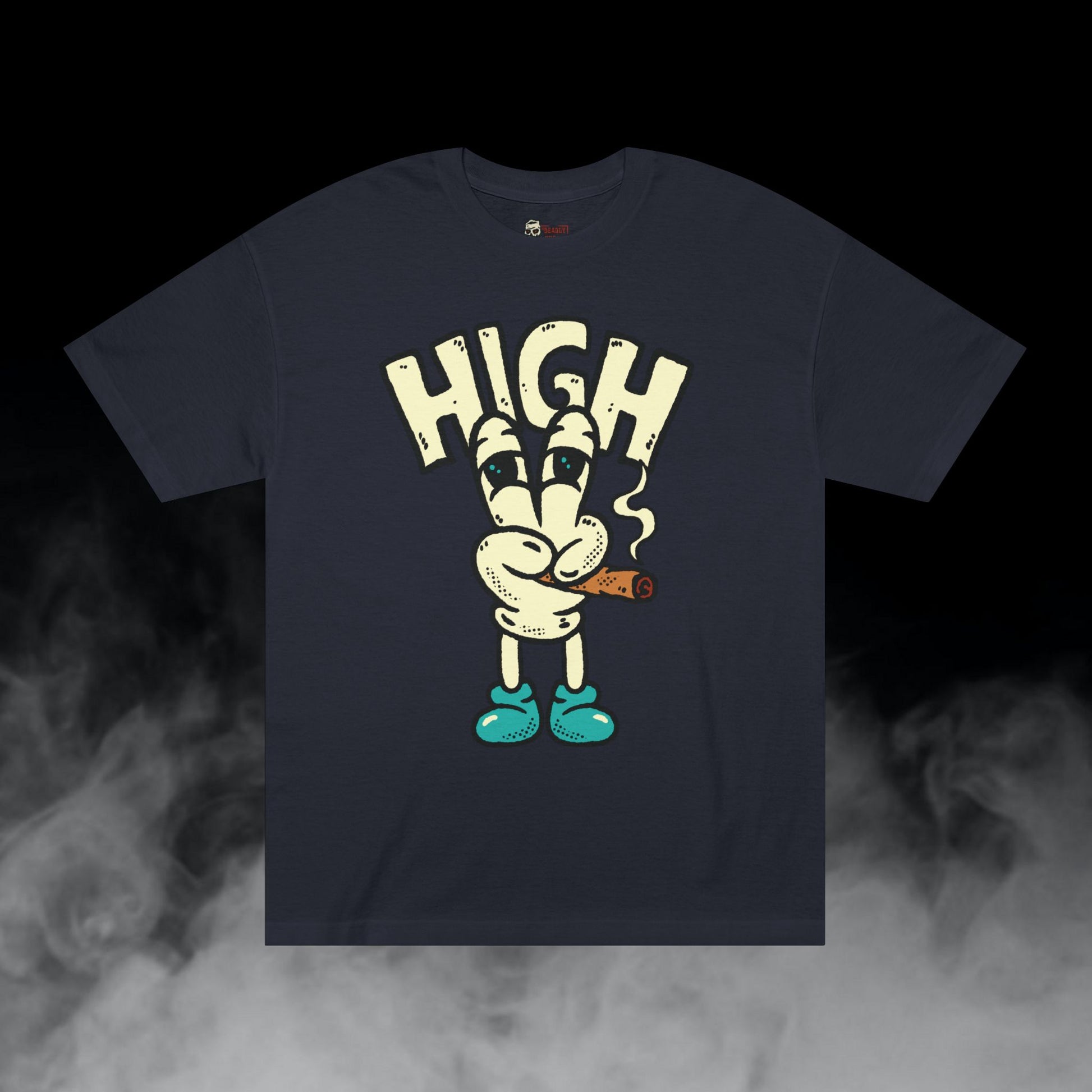 Deadly Nugs, High T-Shirt, Premium, Unisex, Graphic T-Shirt, Black
