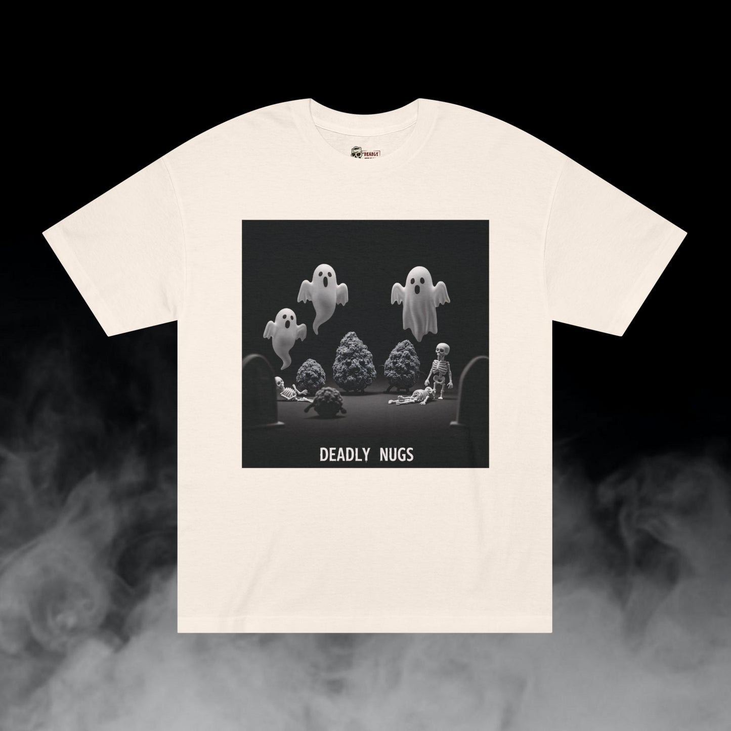 Deadly Nugs, High Tonight T-Shirt, Premium, Unisex, Graphic T-Shirt, Cream