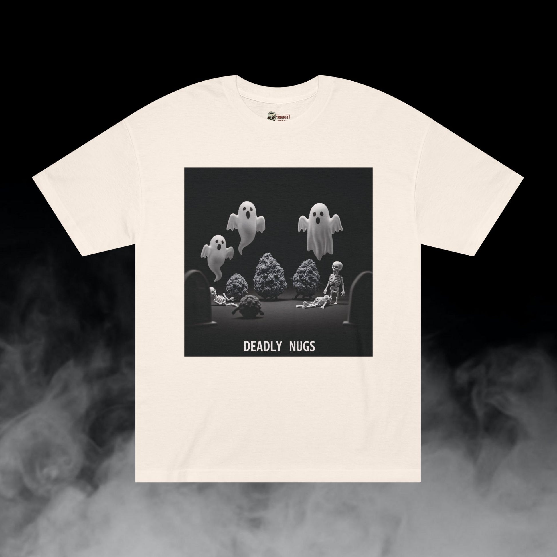 Deadly Nugs, High Tonight T-Shirt, Premium, Unisex, Graphic T-Shirt, Cream