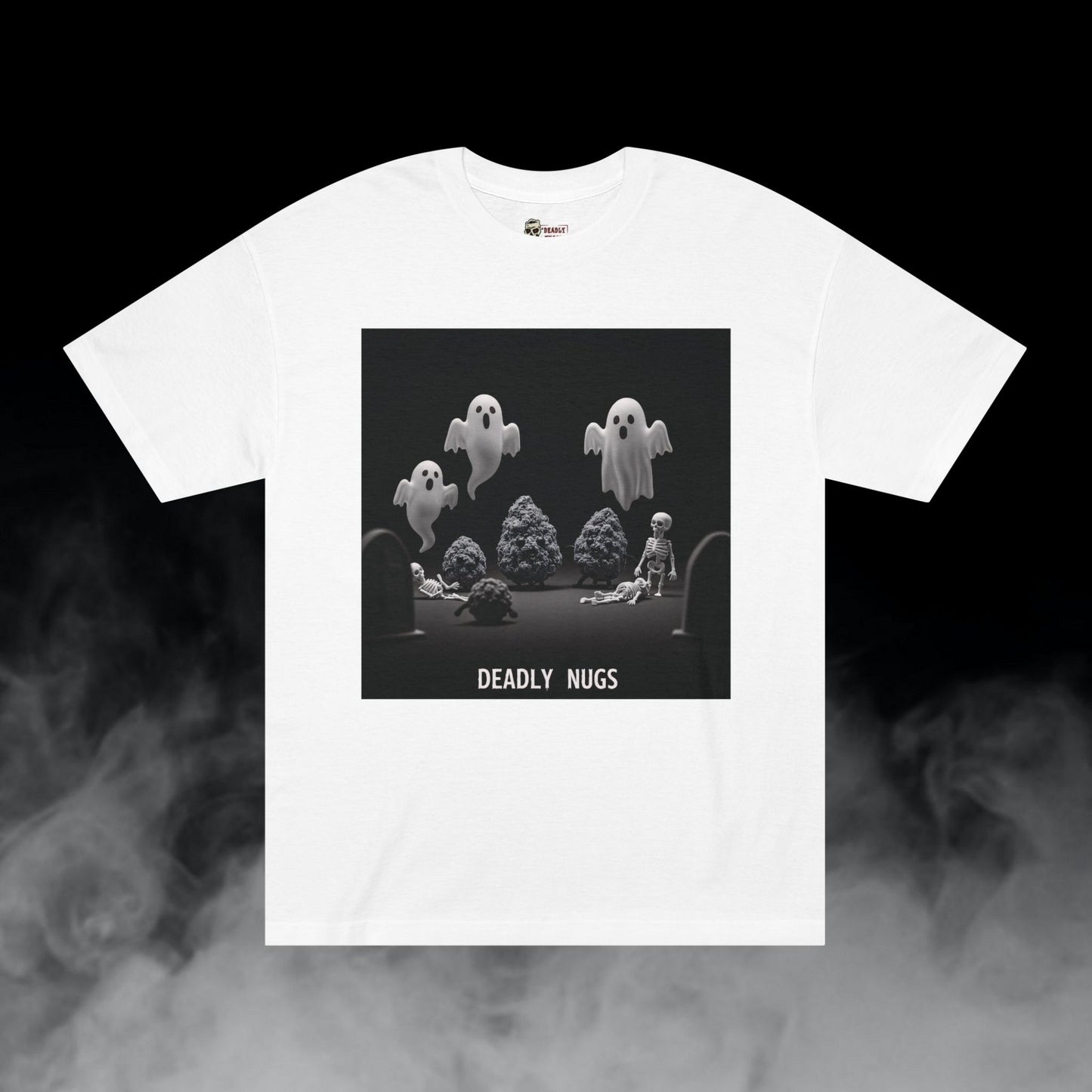 Deadly Nugs, High Tonight T-Shirt, Premium, Unisex, Graphic T-Shirt, White