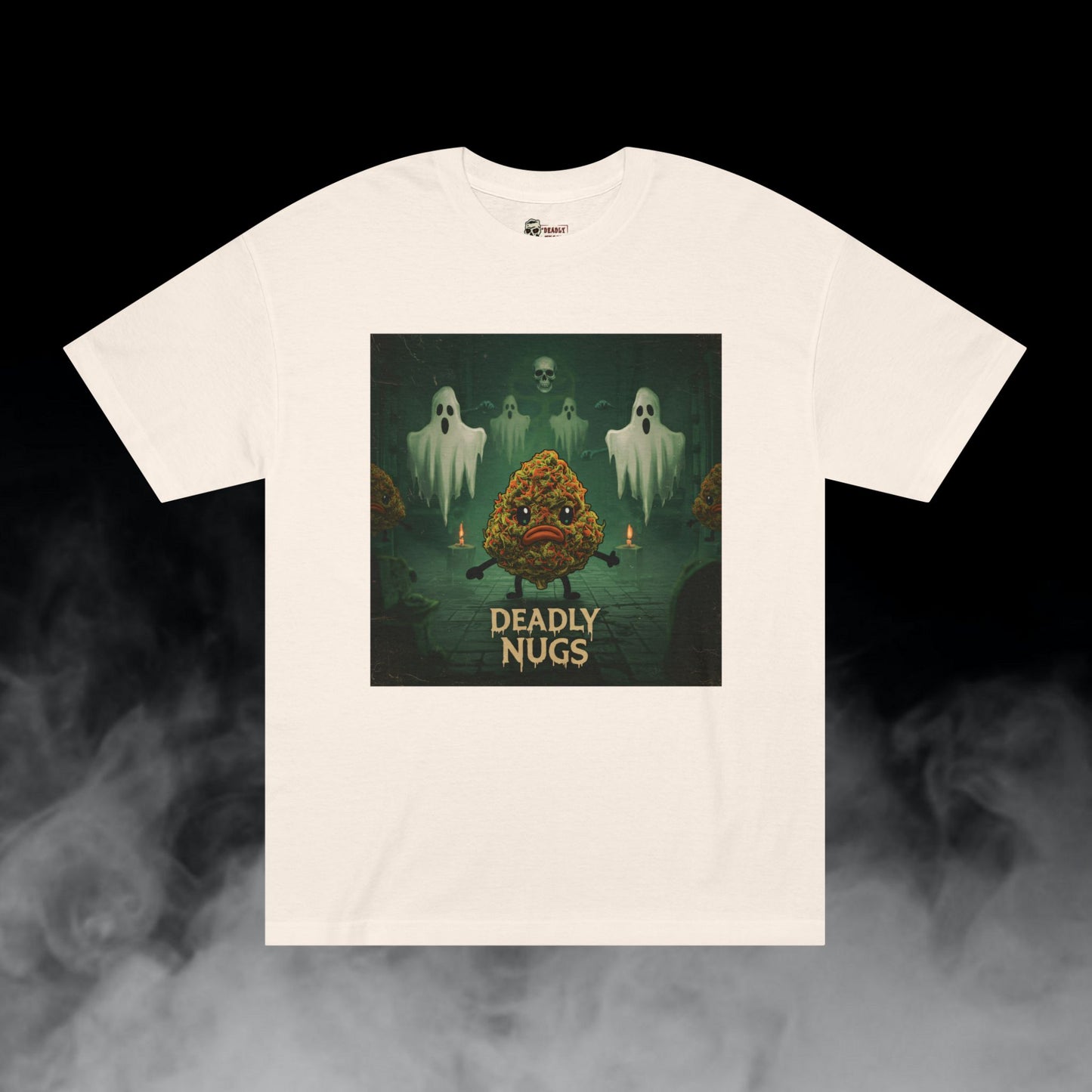 Deadly Nugs, Holy Night T-Shirt, Premium, Unisex, Graphic T-Shirt, Cream