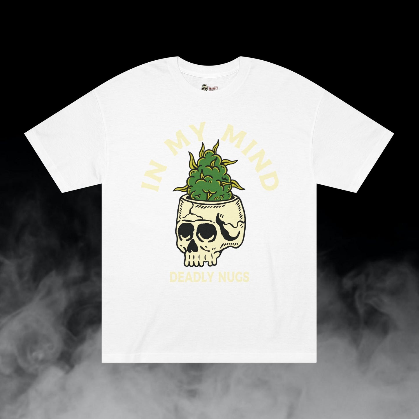 Deadly Nugs, In My Mind T-Shirt, Premium, Unisex, Graphic T-Shirt, White