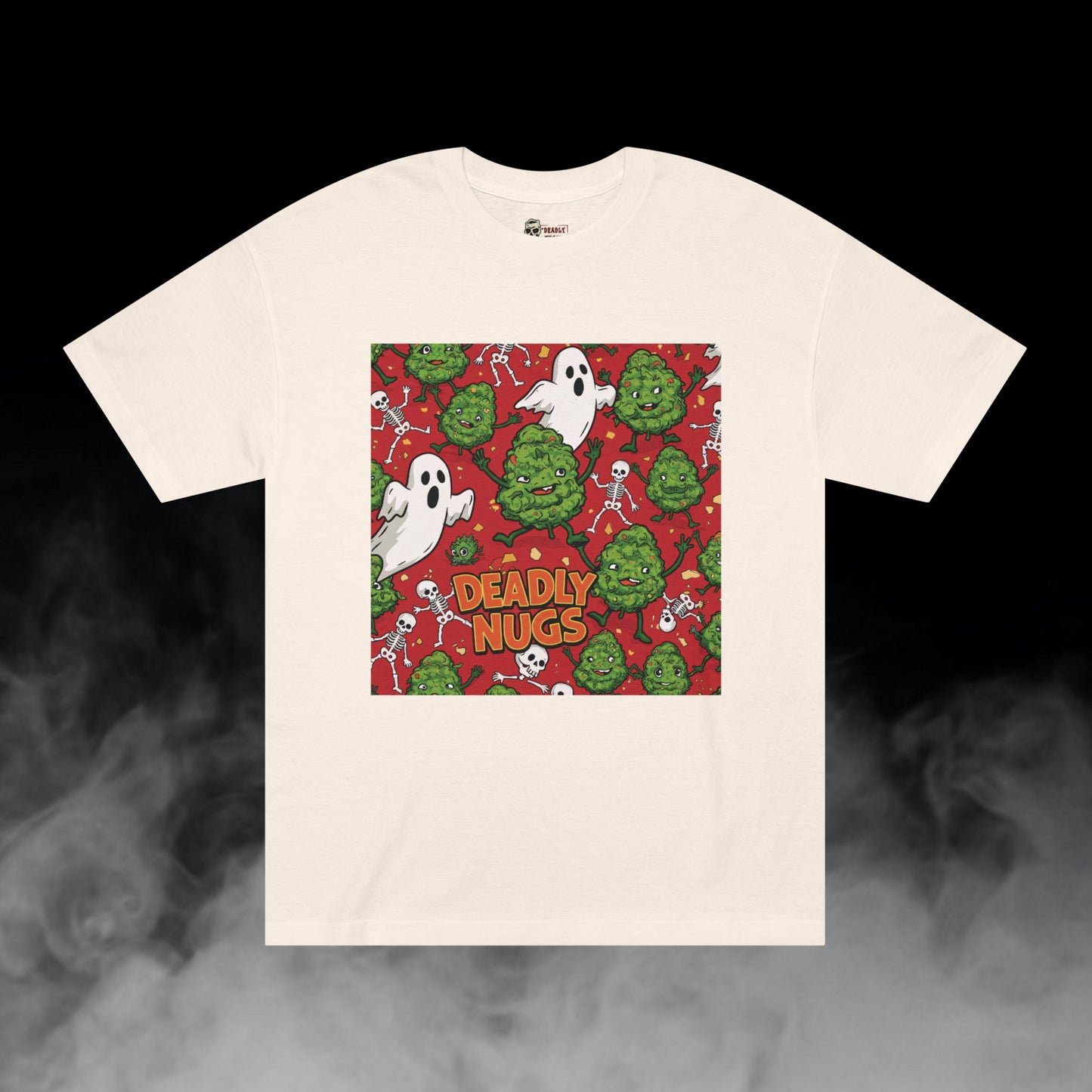 Deadly Nugs, Jingle Jam T-Shirt, Premium, Unisex, Graphic T-Shirt, Cream