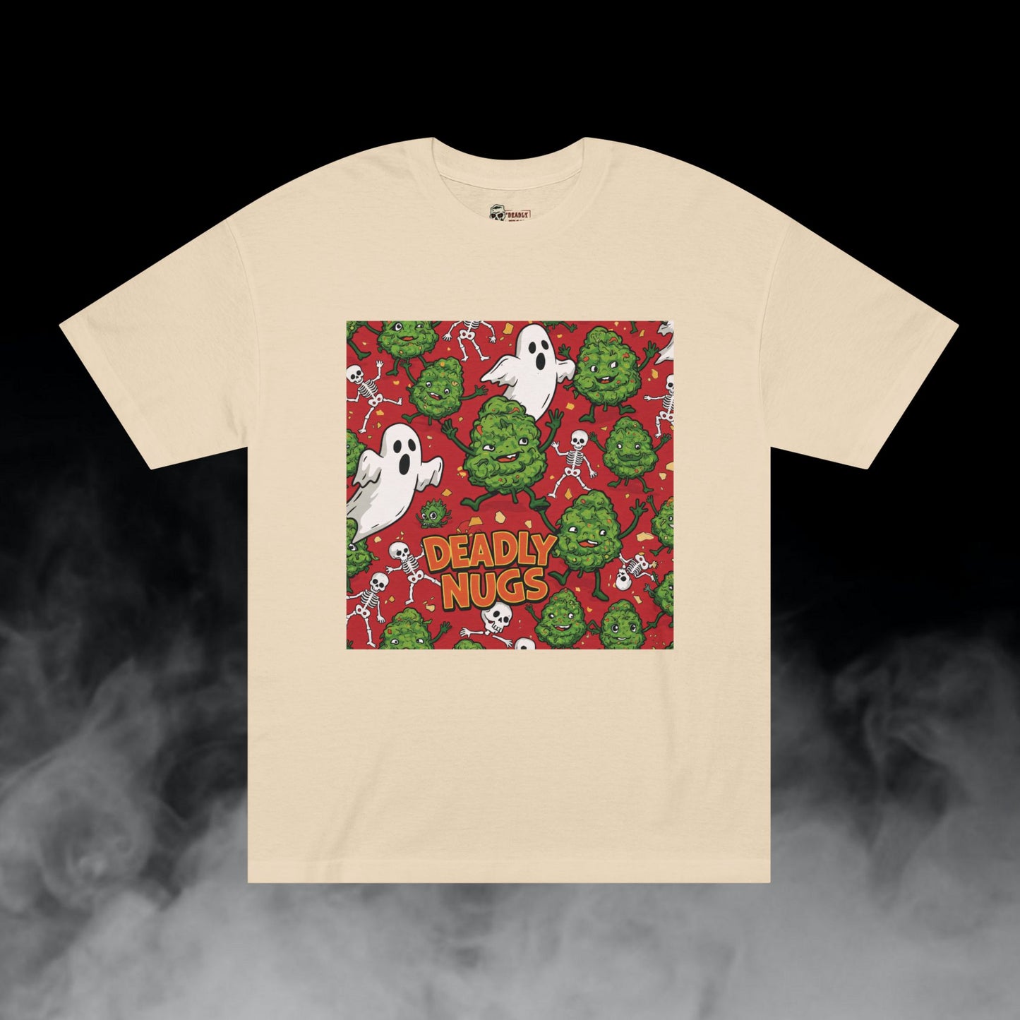 Deadly Nugs, Jingle Jam T-Shirt, Premium, Unisex, Graphic T-Shirt, Sand