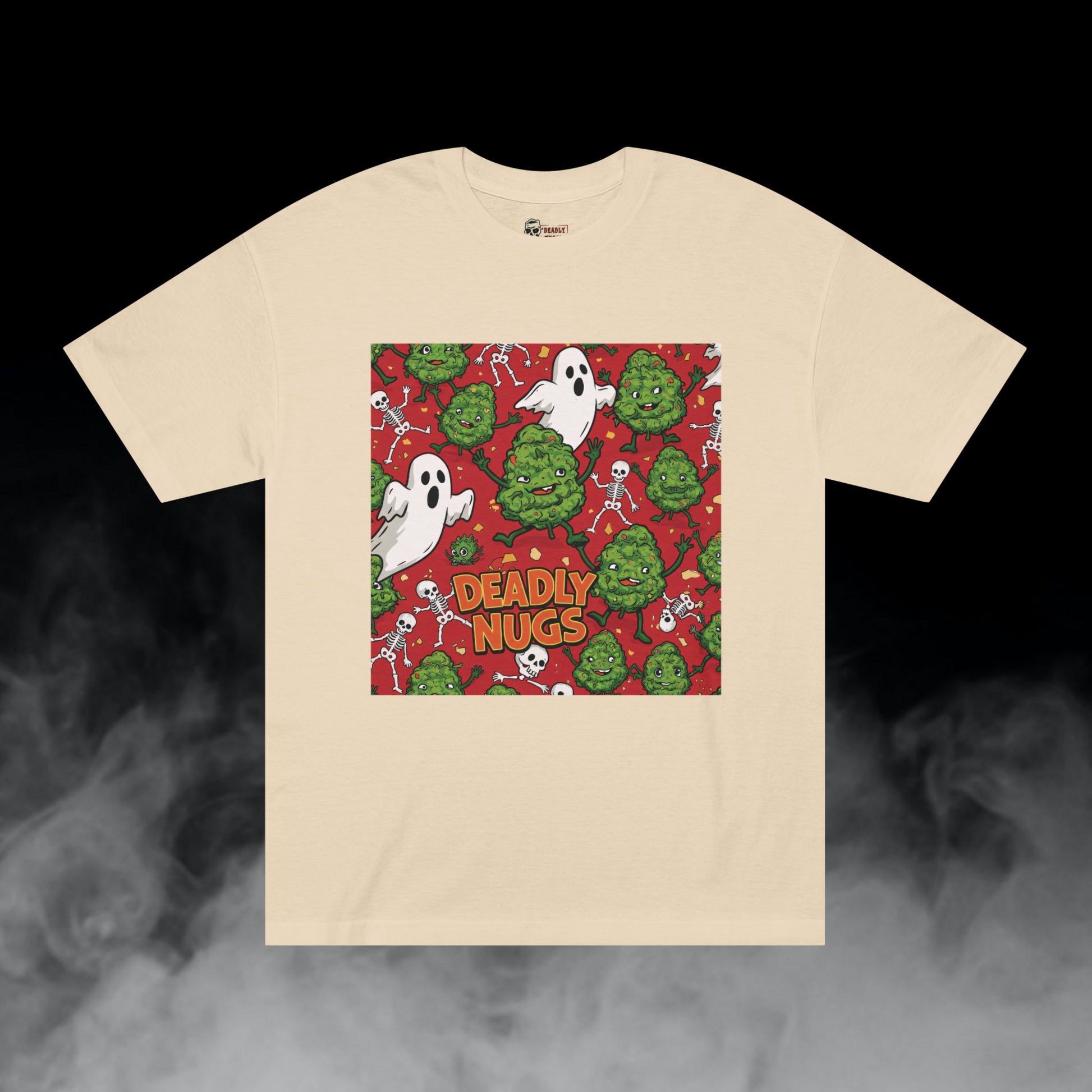 Deadly Nugs, Jingle Jam T-Shirt, Premium, Unisex, Graphic T-Shirt, Sand