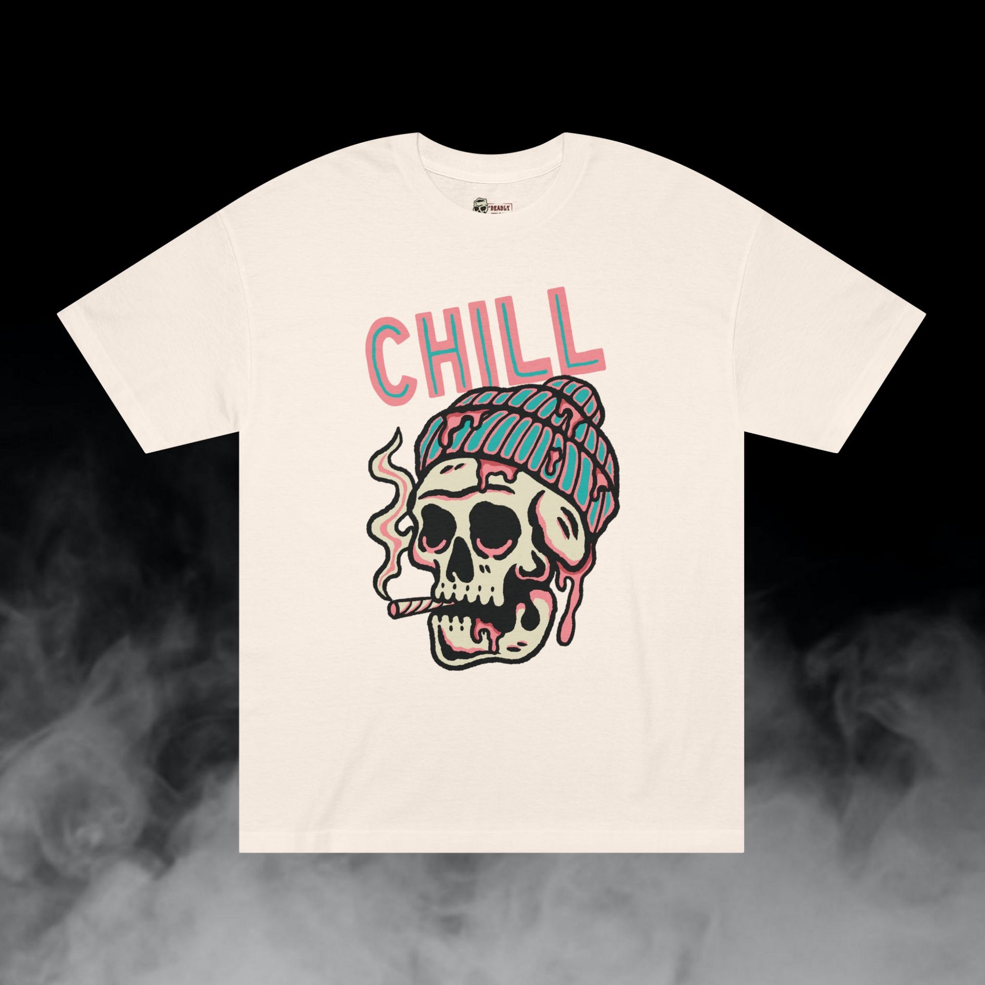 Deadly Nugs, Just Chill T-Shirt, Premium, Unisex, Graphic T-Shirt, Cream