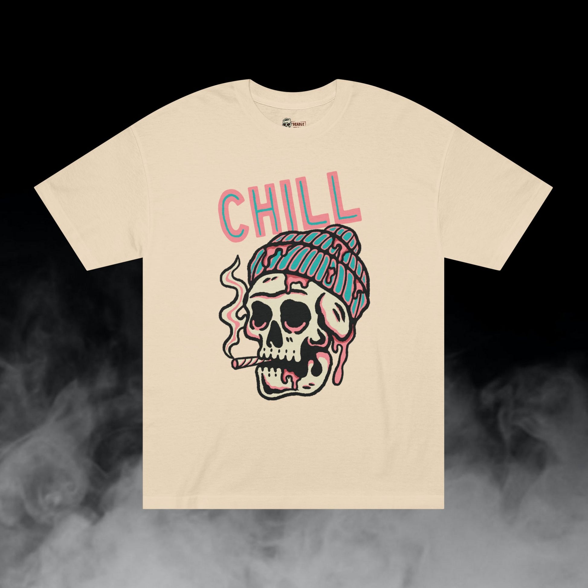 Deadly Nugs, Just Chill T-Shirt, Premium, Unisex, Graphic T-Shirt, Sand