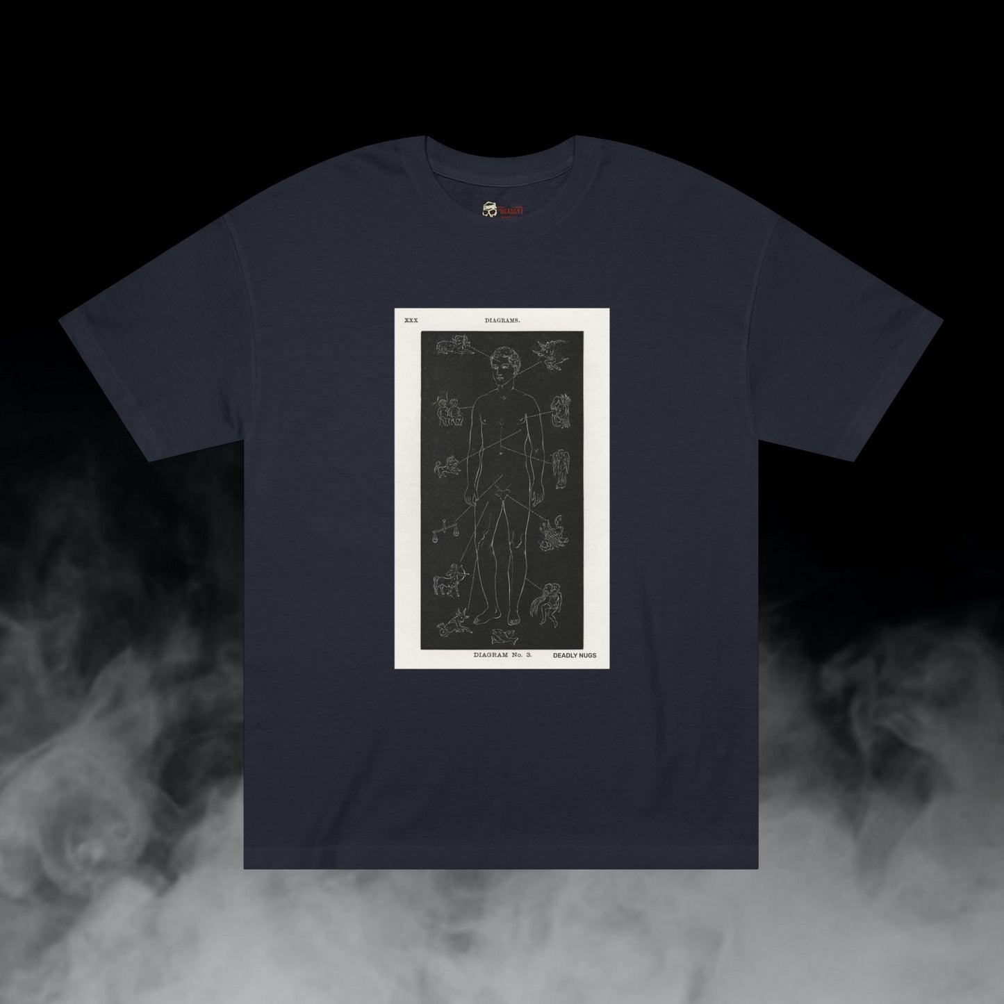 Deadly Nugs, Kadmon Adam T-Shirt, Premium, Unisex, Graphic T-Shirt, Black