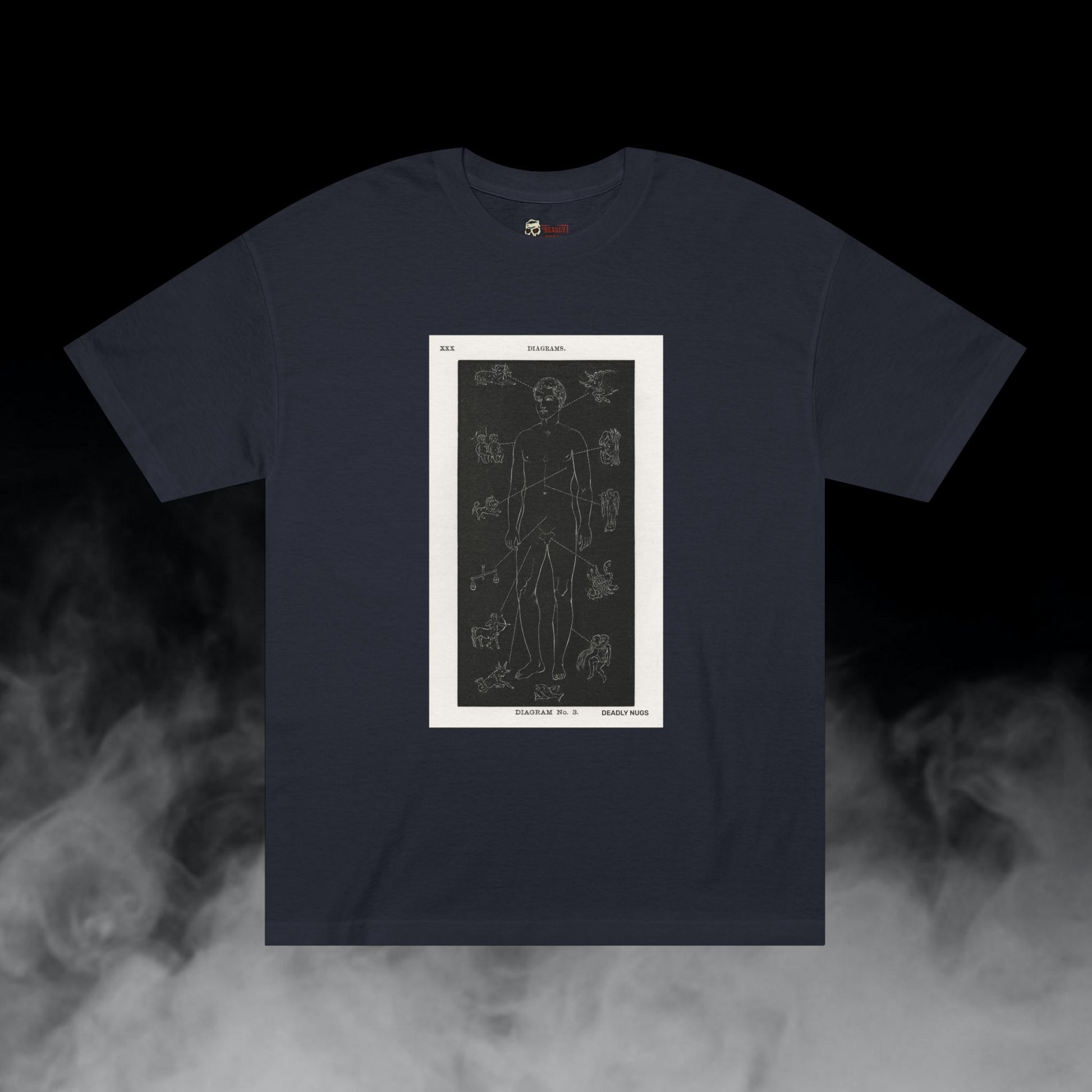 Deadly Nugs, Kadmon Adam T-Shirt, Premium, Unisex, Graphic T-Shirt, Black