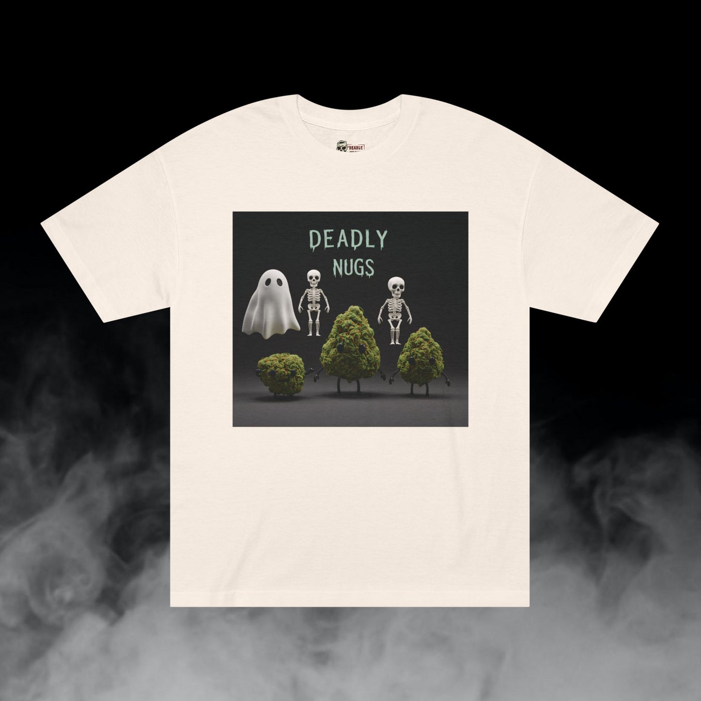 Deadly Nugs, Levitating T-Shirt, Premium, Unisex, Graphic T-Shirt, Cream