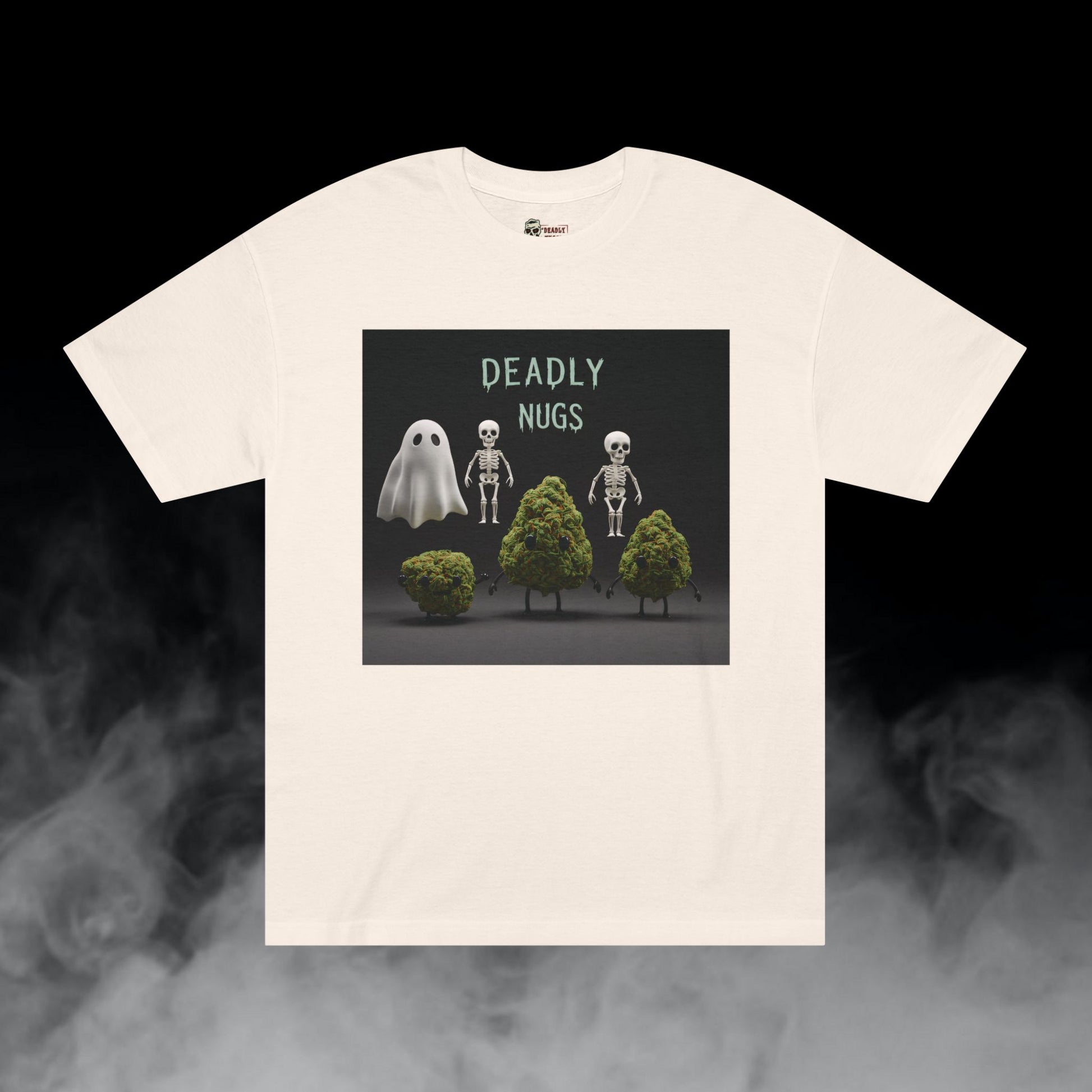 Deadly Nugs, Levitating T-Shirt, Premium, Unisex, Graphic T-Shirt, Cream