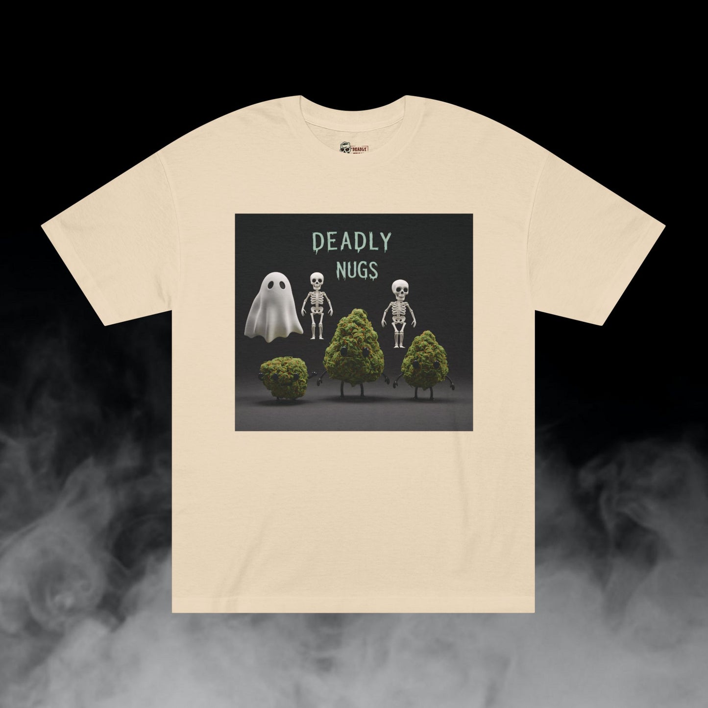 Deadly Nugs, Levitating T-Shirt, Premium, Unisex, Graphic T-Shirt, Sand