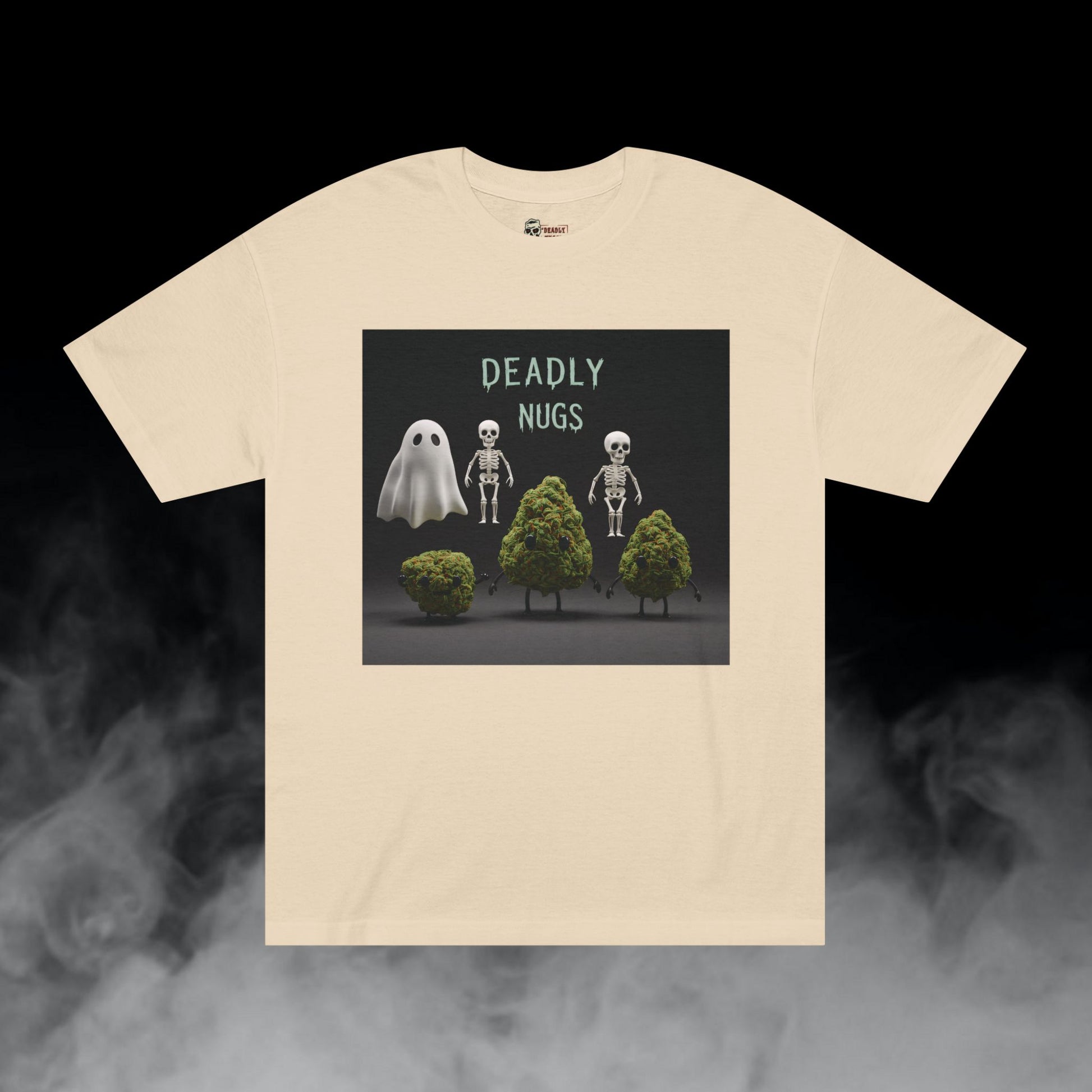 Deadly Nugs, Levitating T-Shirt, Premium, Unisex, Graphic T-Shirt, Sand