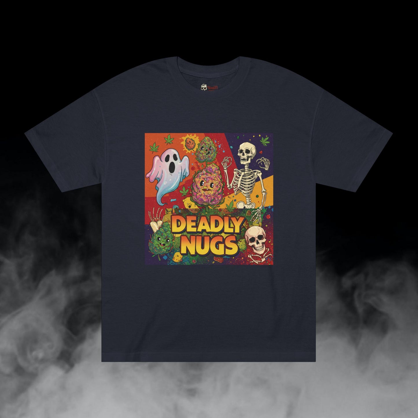 Deadly Nugs, Lit Up T-Shirt, Premium, Unisex, Graphic T-Shirt, Black