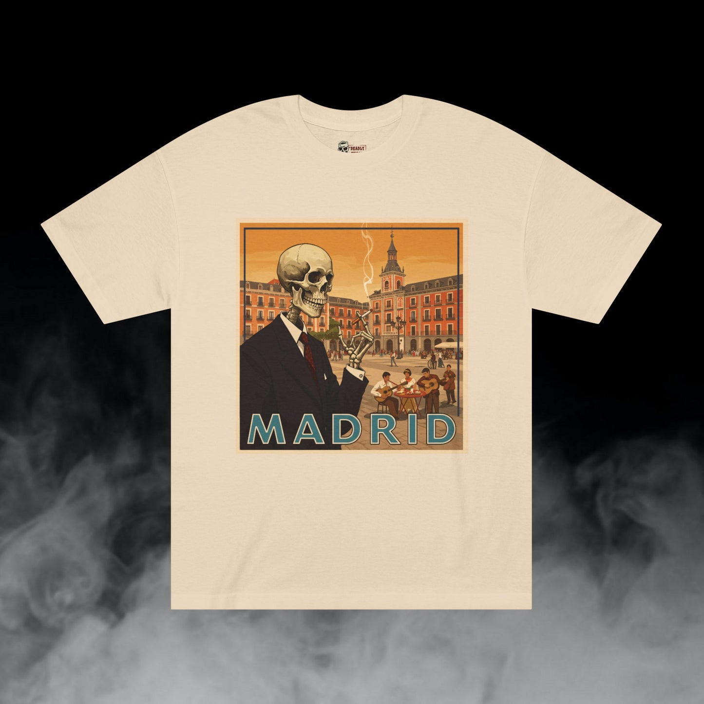 Deadly Nugs, Madrid T-Shirt, Premium, Unisex, Graphic T-Shirt, Sand