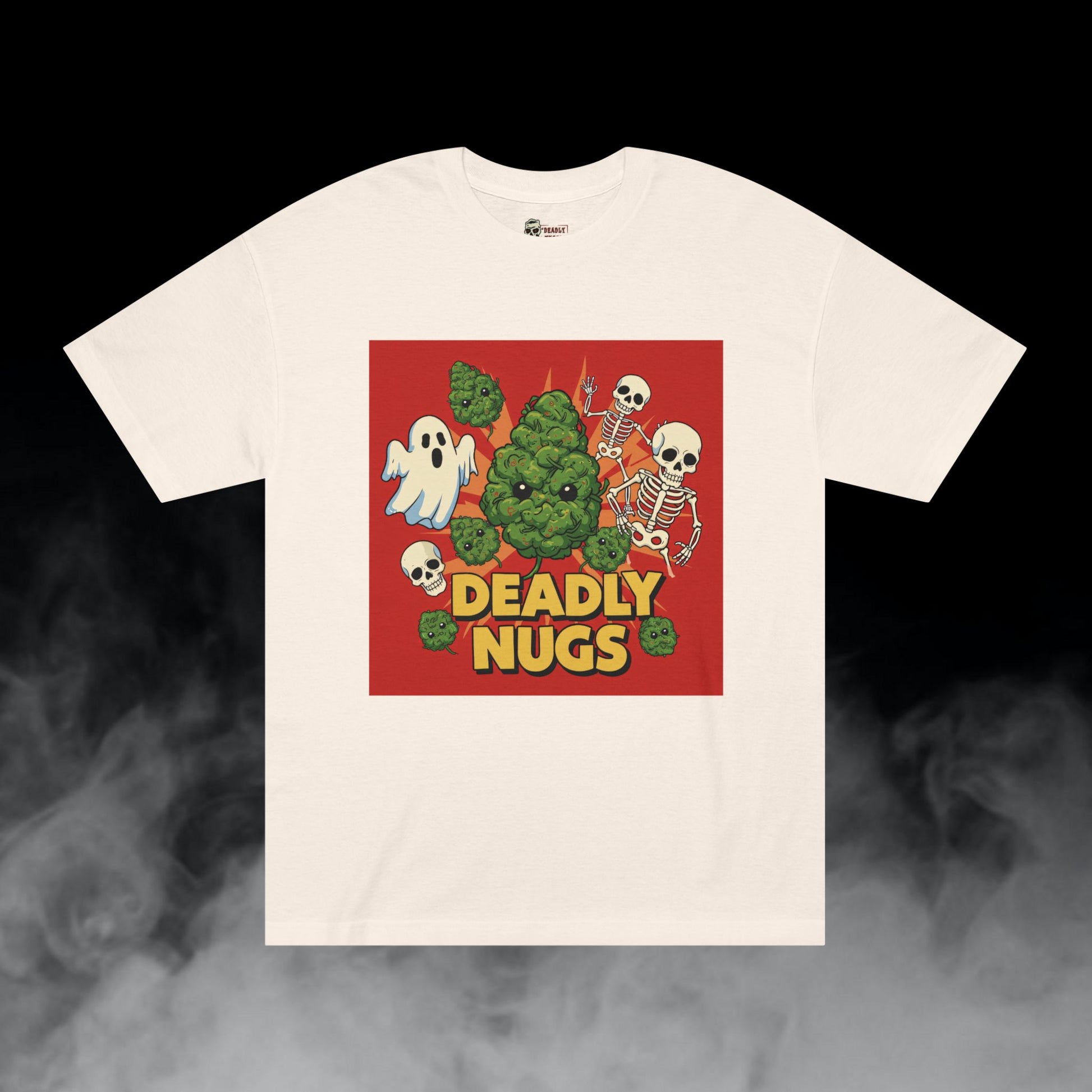 Deadly Nugs, Mean Mug T-Shirt, Premium, Unisex, Graphic T-Shirt, Cream