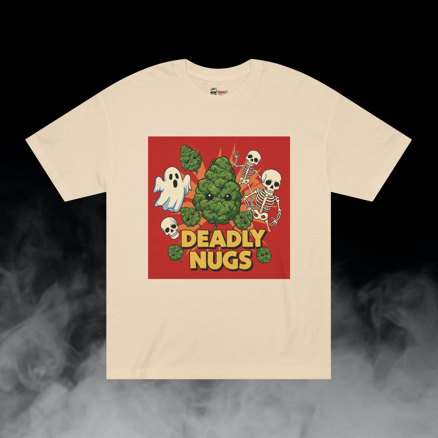 Deadly Nugs, Mean Mug T-Shirt, Premium, Unisex, Graphic T-Shirt, Sand