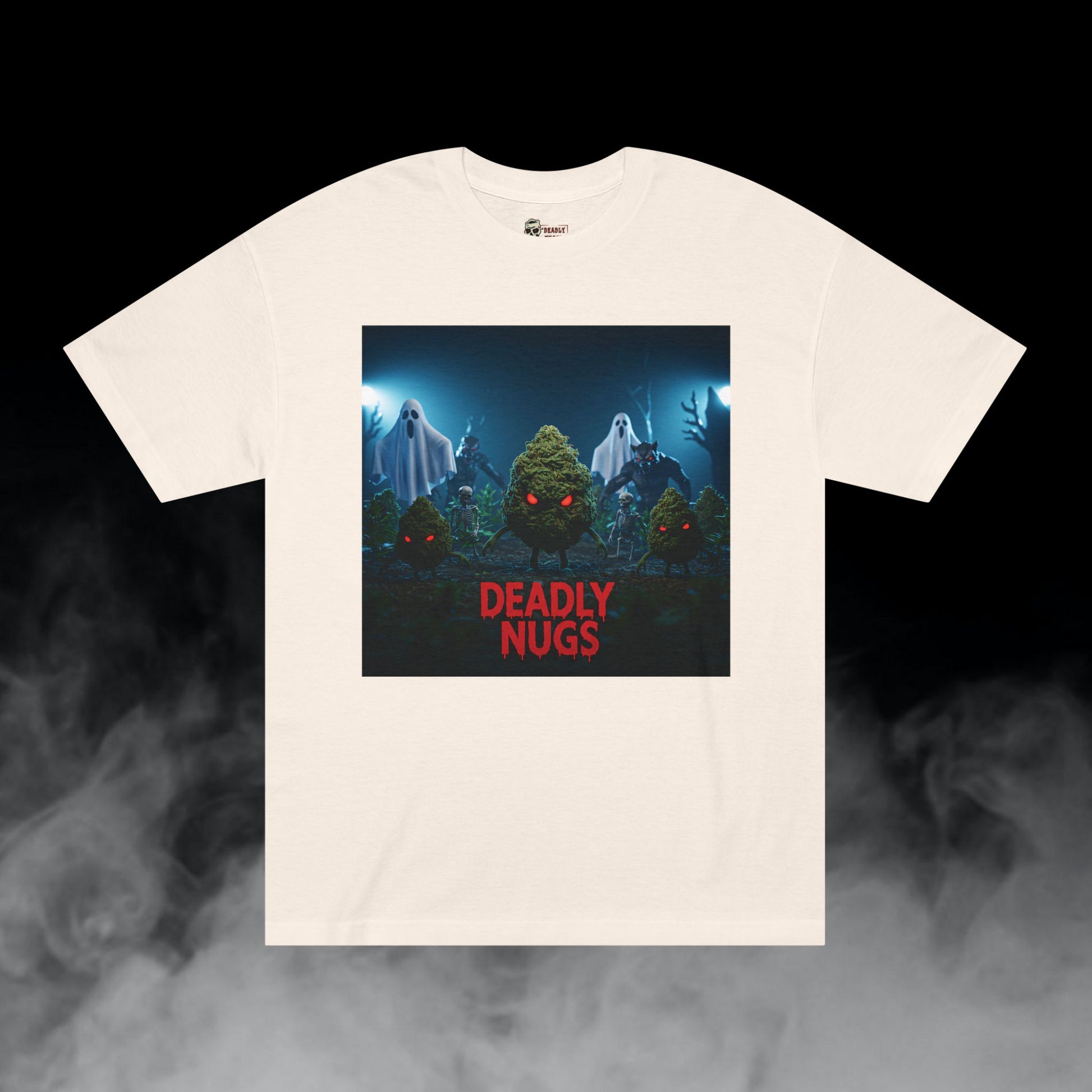 Deadly Nugs, Midnight Affair T-Shirt, Premium, Unisex, Graphic T-Shirt, Cream