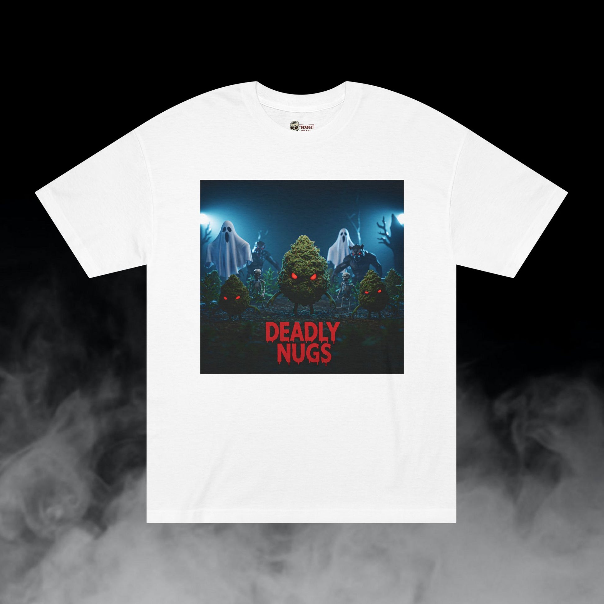 Deadly Nugs, Midnight Affair T-Shirt, Premium, Unisex, Graphic T-Shirt, White