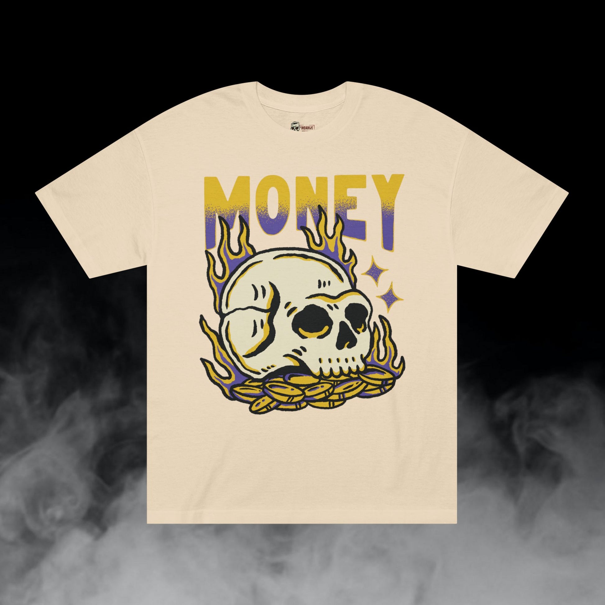 Deadly Nugs, Money T-Shirt, Premium, Unisex, Graphic T-Shirt, Sand