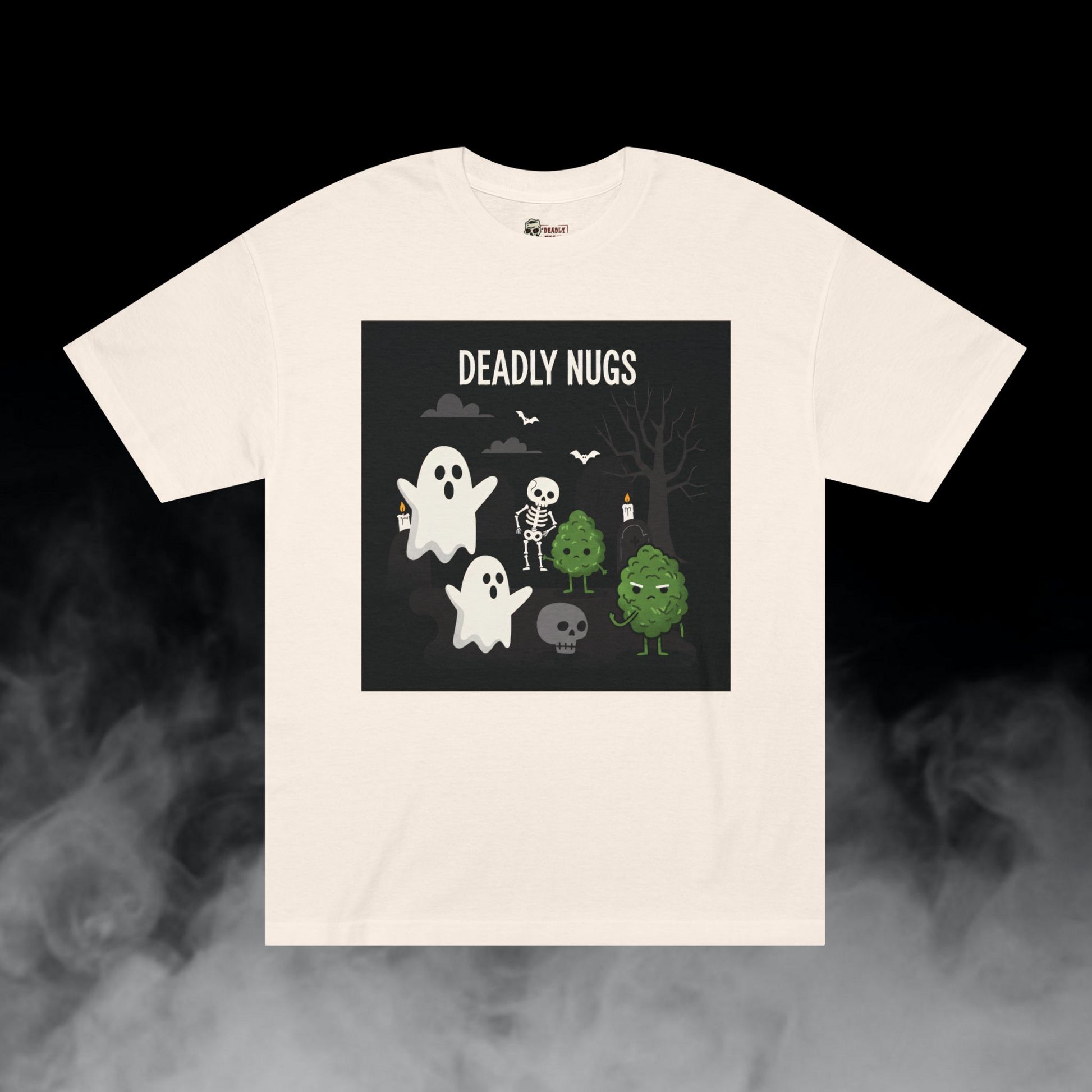 Deadly Nugs, Night Crawl T-Shirt, Premium, Unisex, Graphic T-Shirt, Cream
